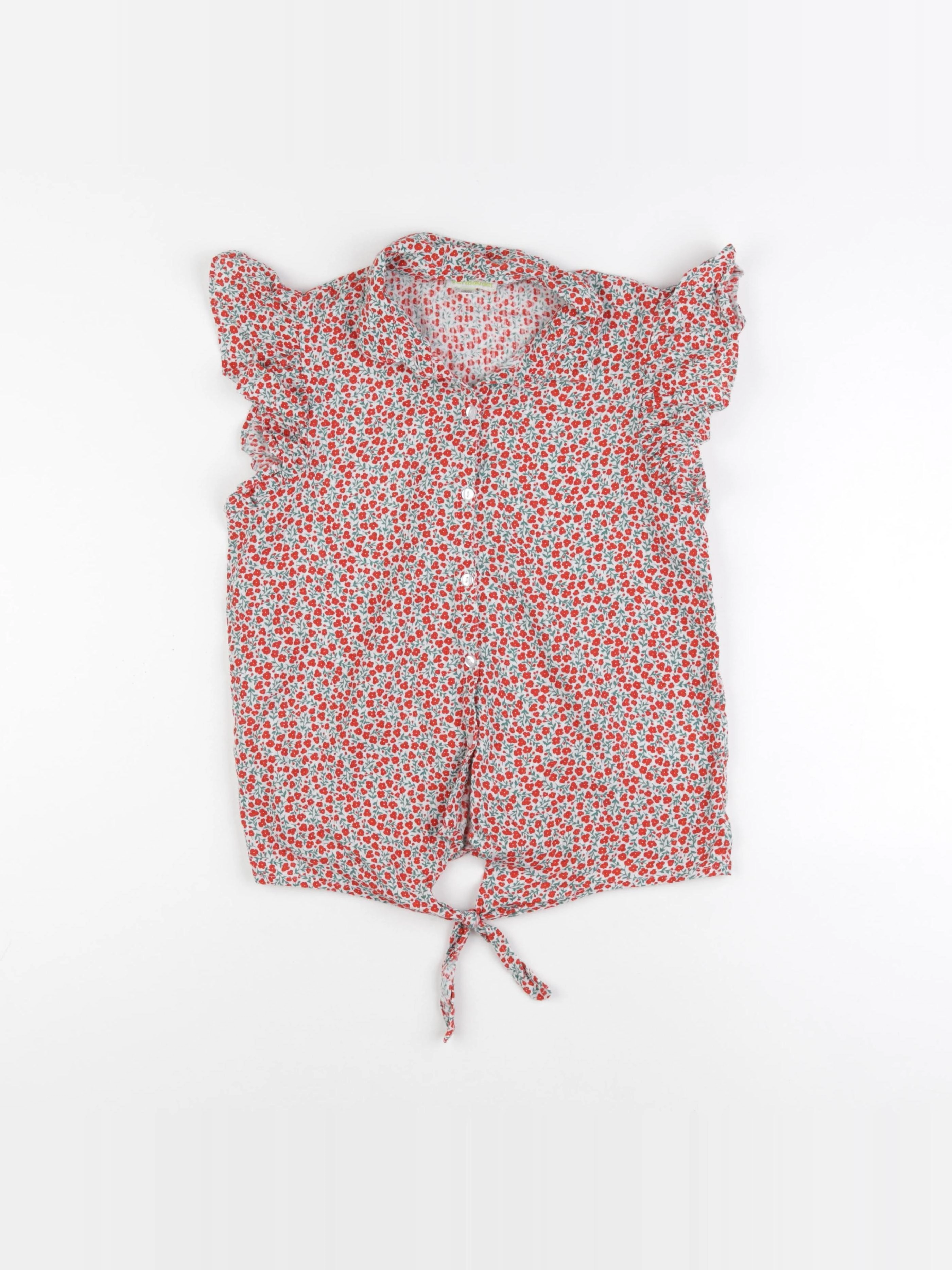 Vertbaudet - blouse rouge - 10 ans
