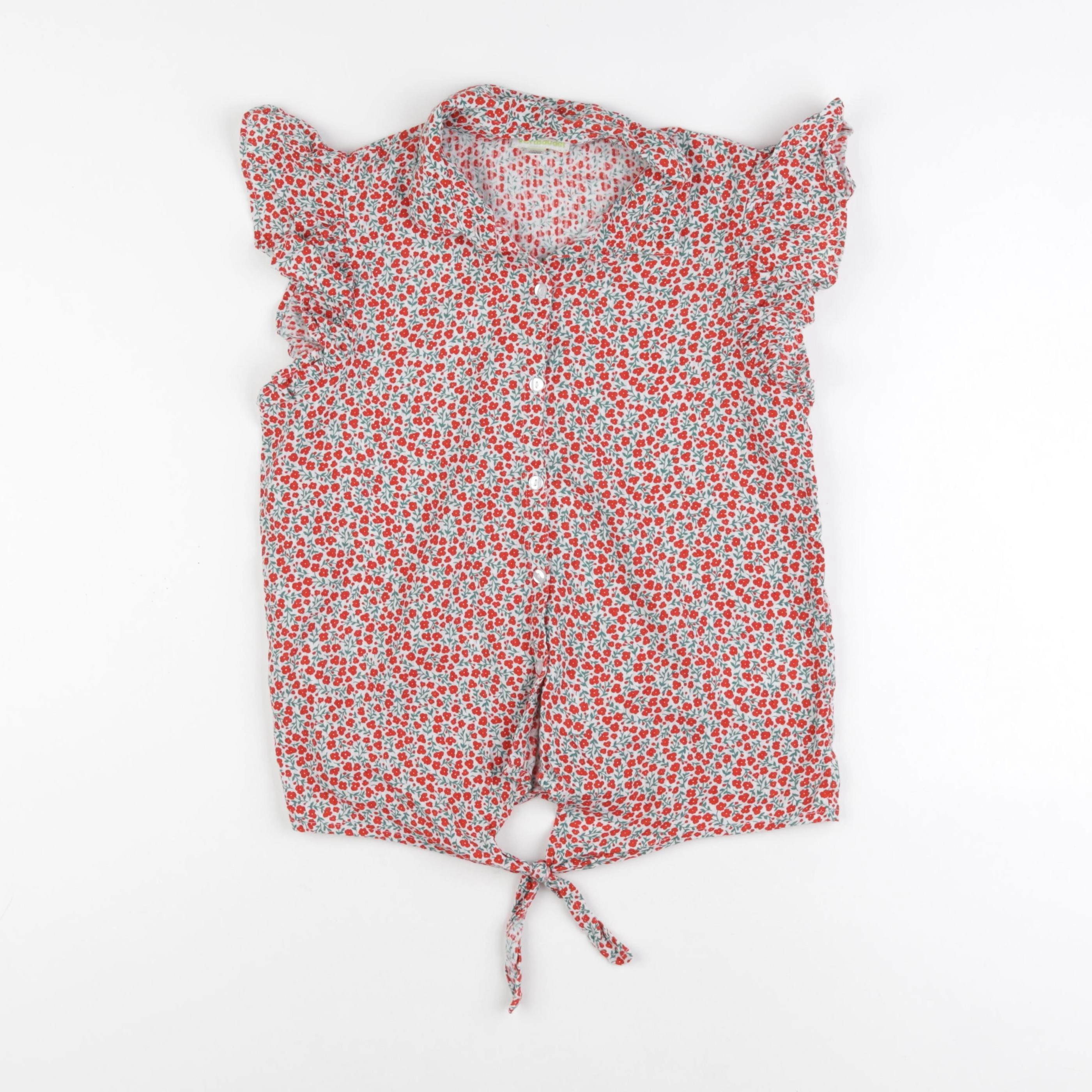 Vertbaudet - blouse rouge - 10 ans
