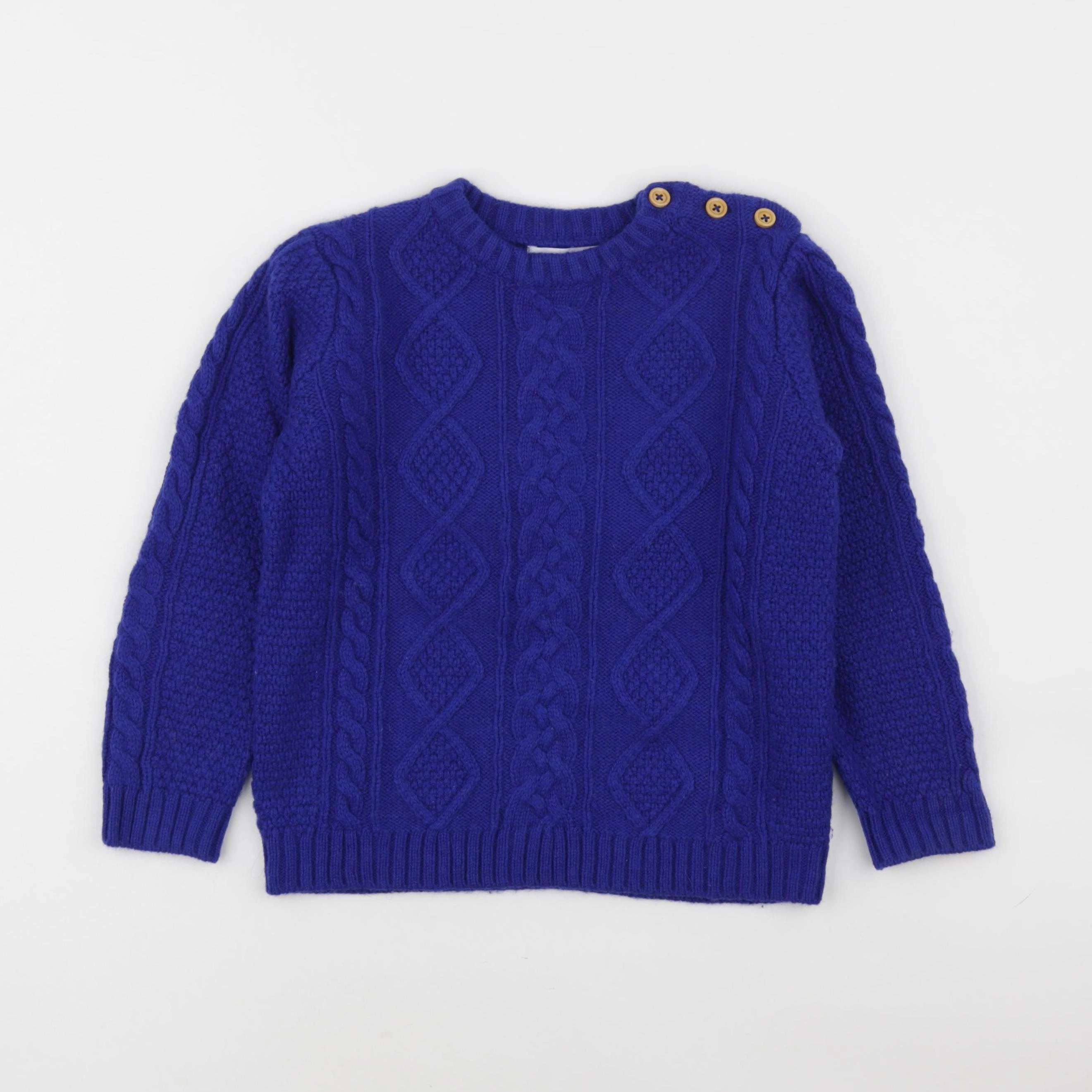 Monoprix - pull bleu - 5 ans