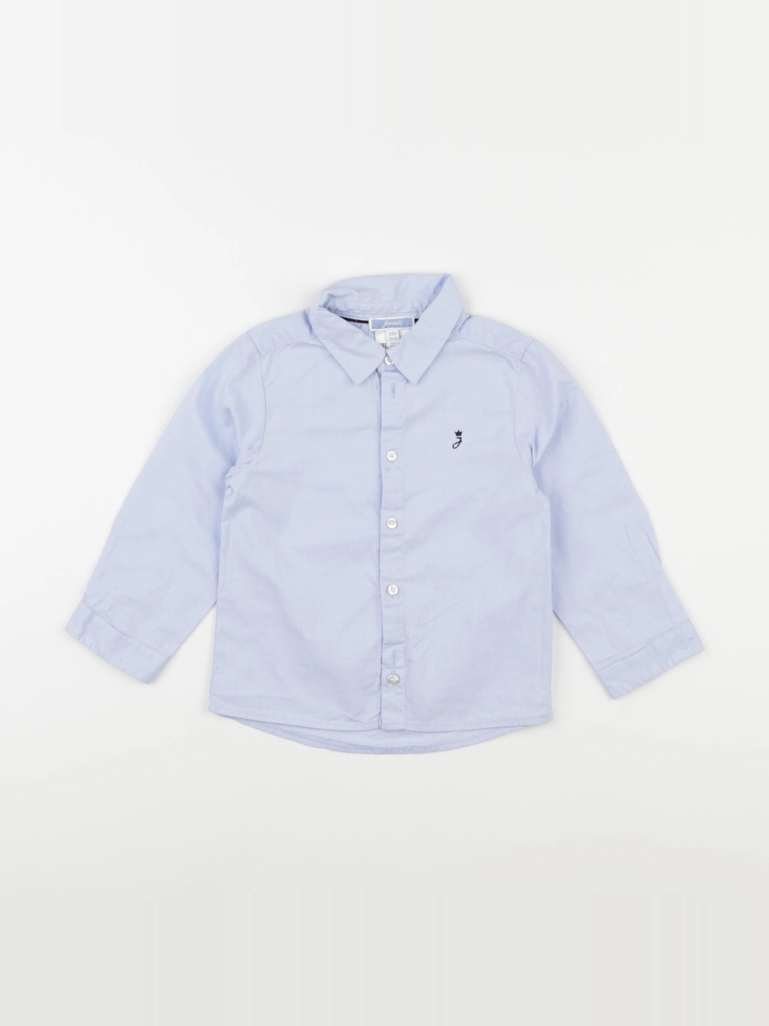 Jacadi - chemise bleu - 24 mois