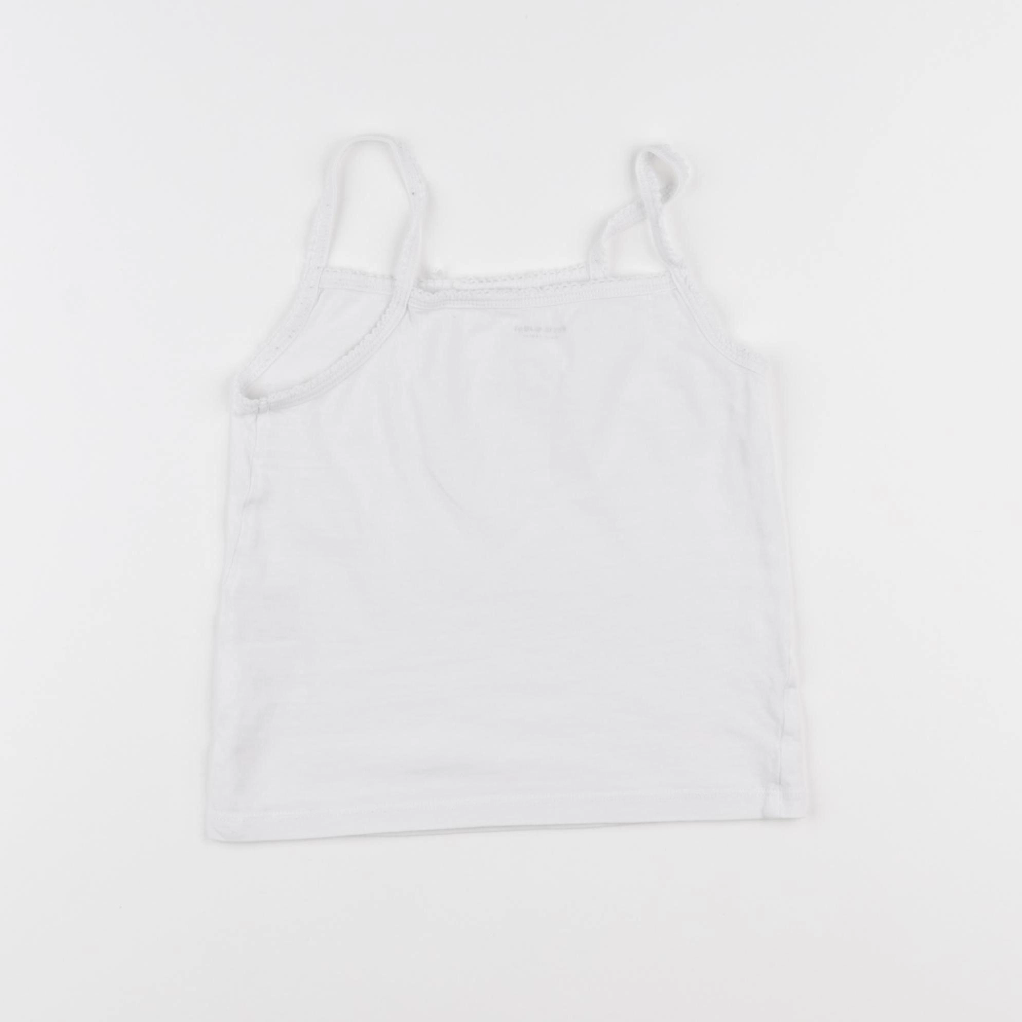 Vertbaudet - maillot de corps blanc - 6 ans