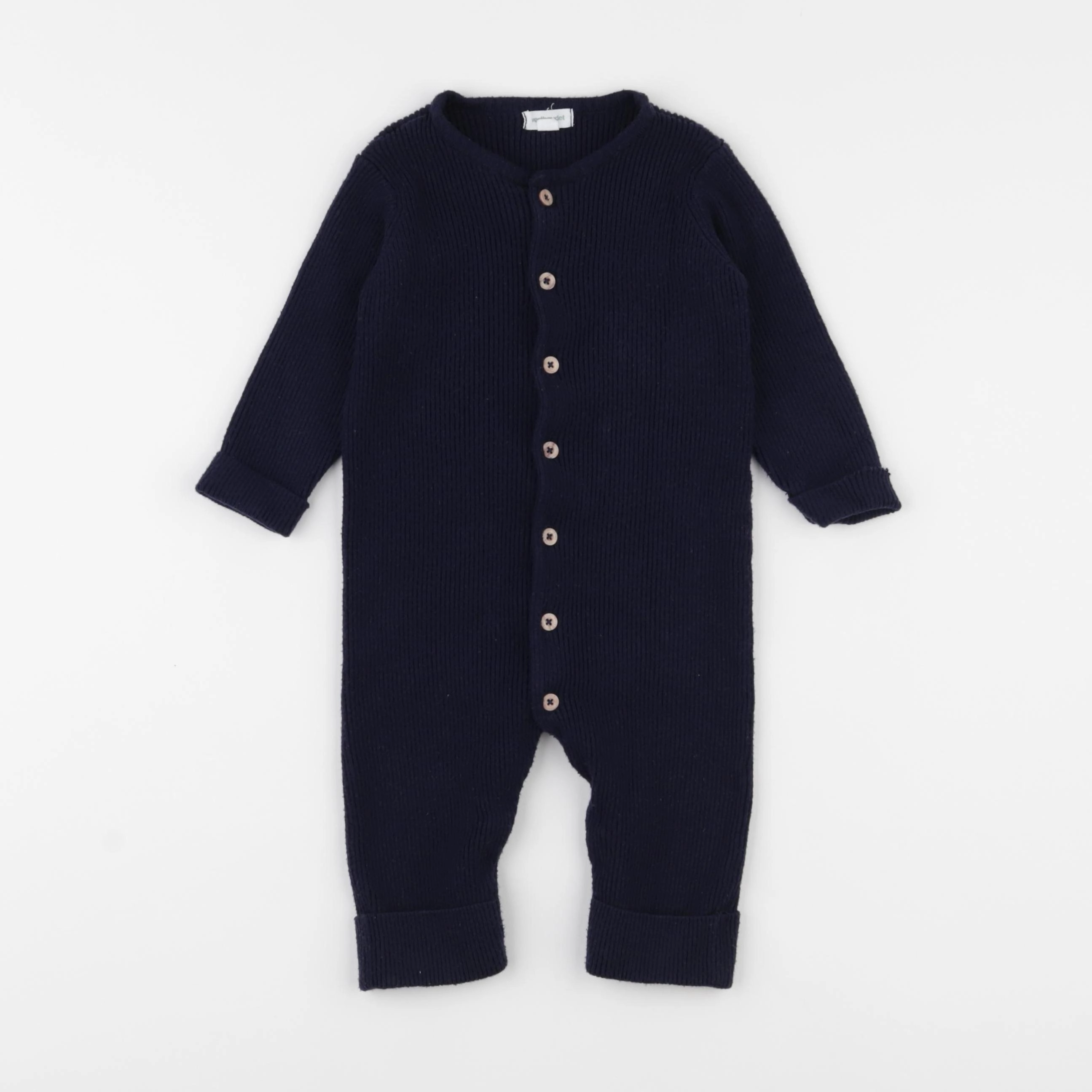 Vertbaudet - combinaison bleu - 12 mois