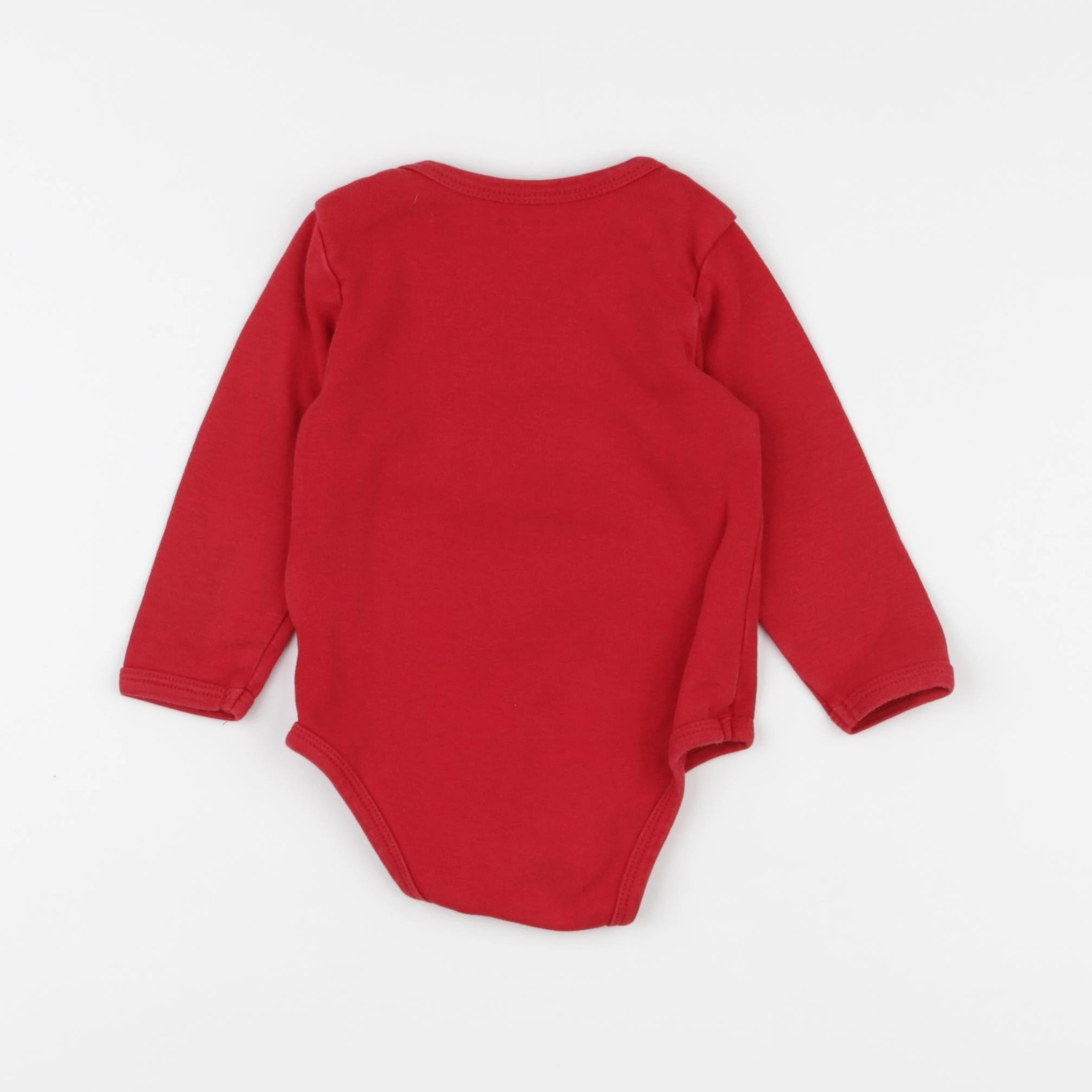 Vertbaudet - body rouge - 12 mois