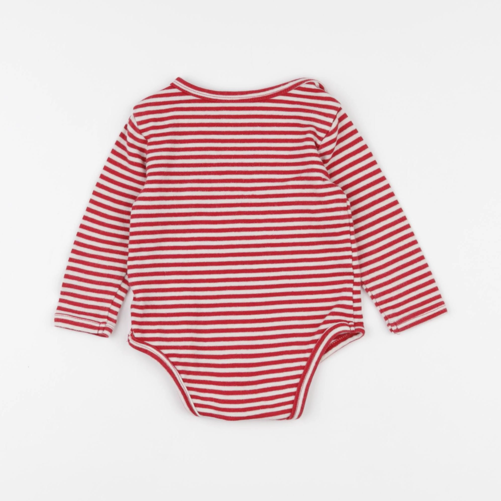 Vertbaudet - body rouge - 12 mois