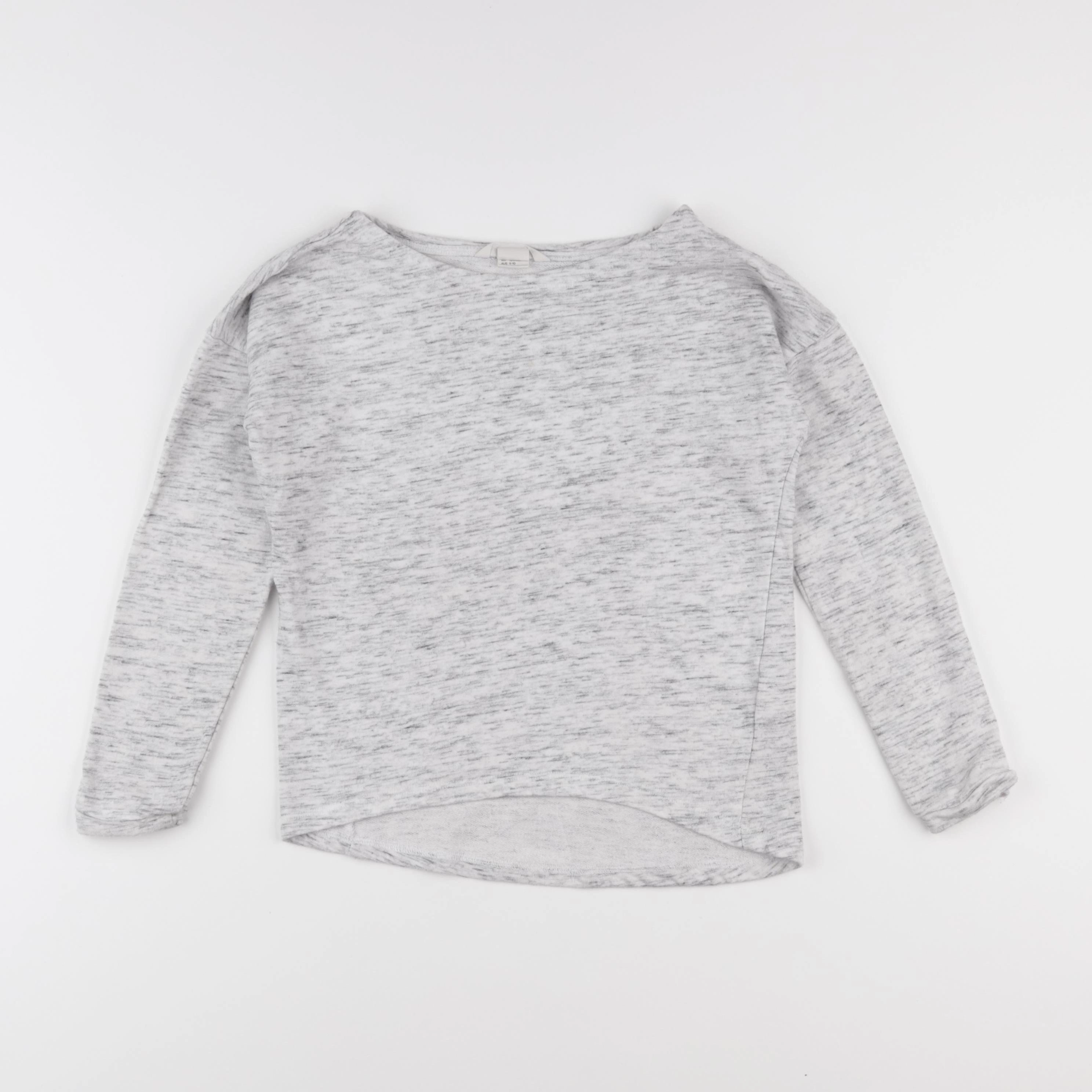 H&M - tee-shirt gris - 8/10 ans