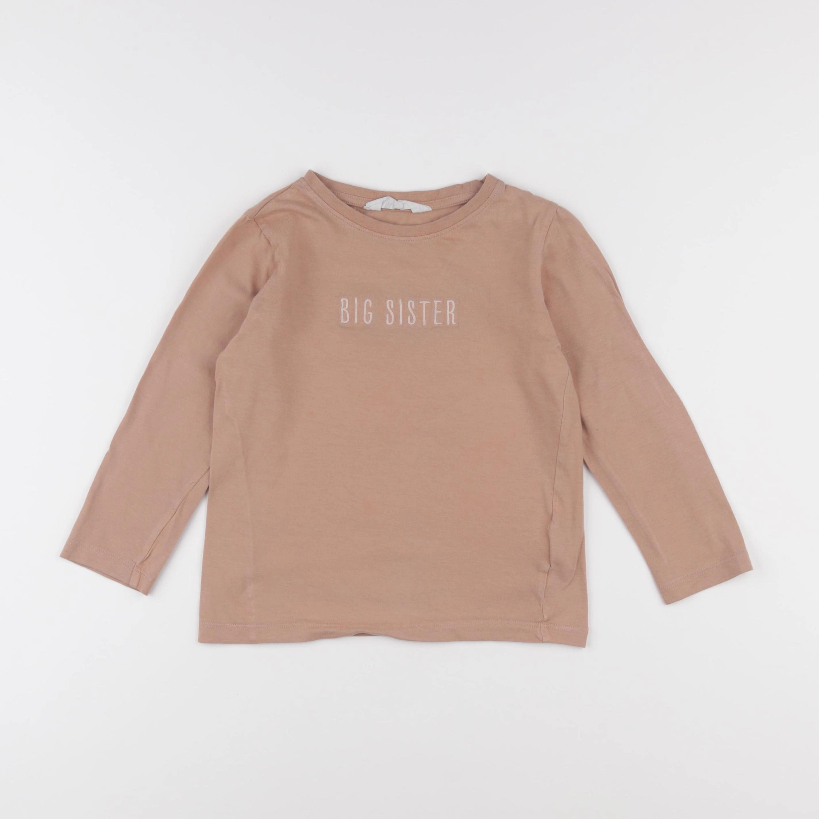 H&M - tee-shirt rose - 4/6 ans