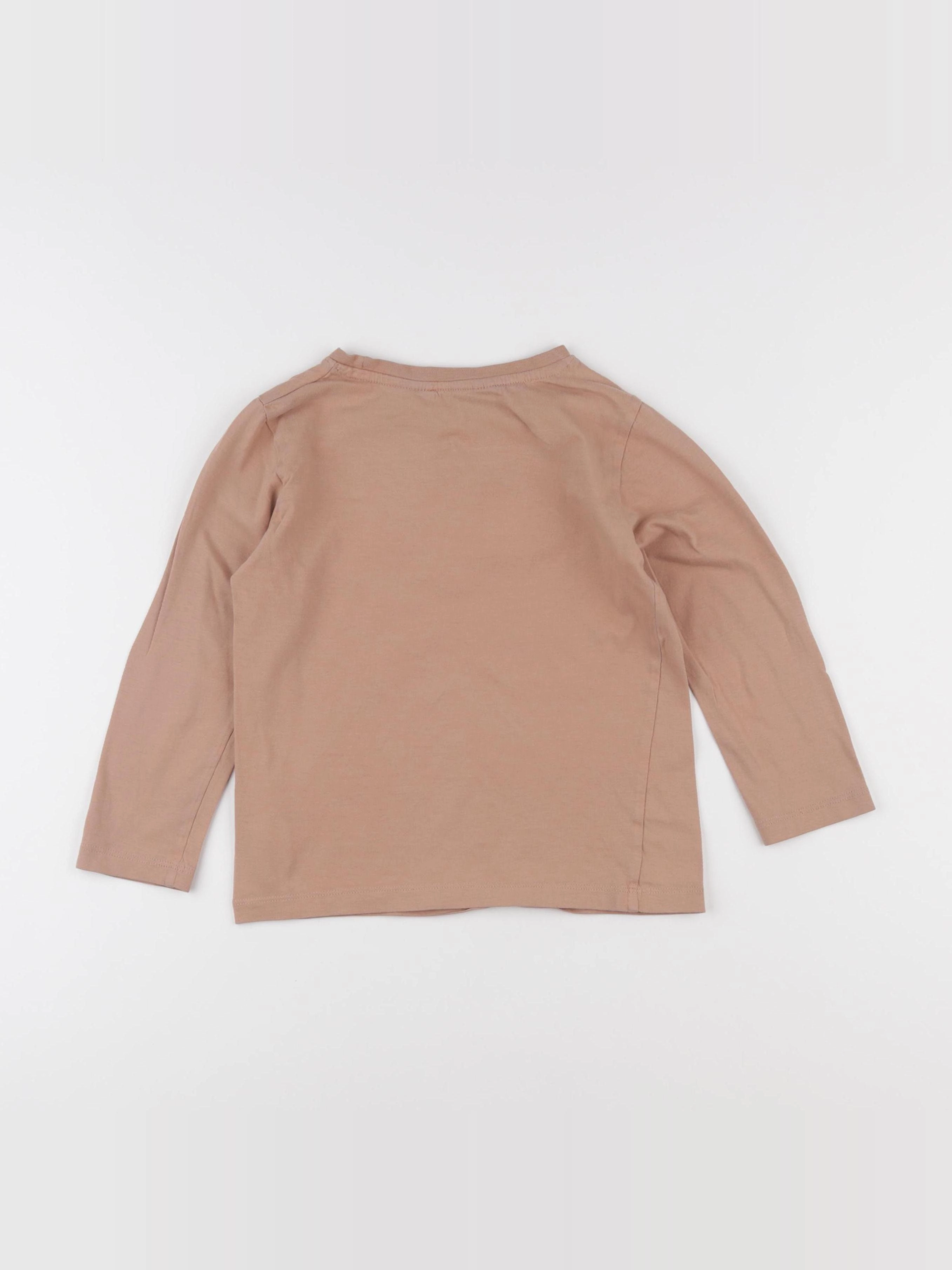 H&M - tee-shirt rose - 4/6 ans