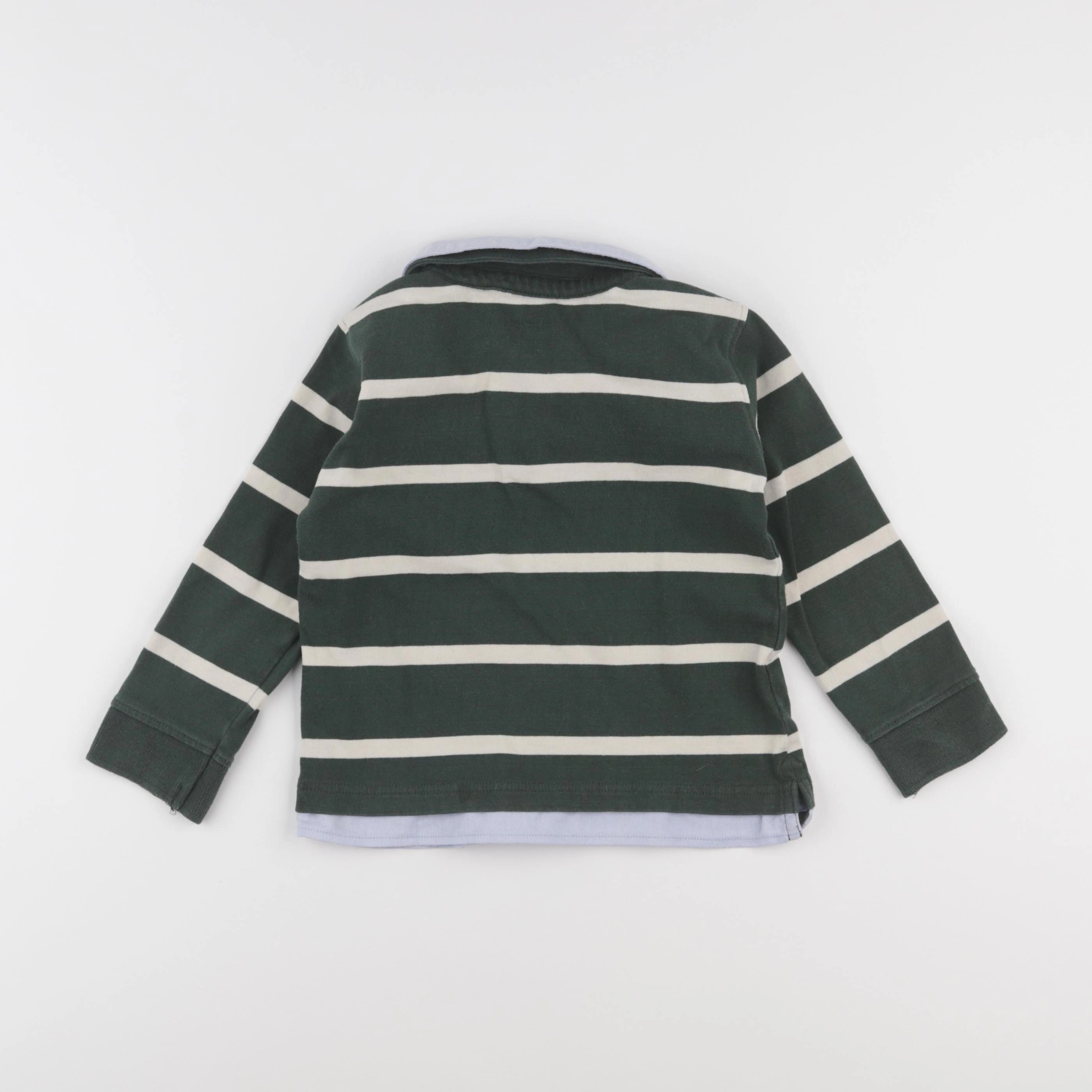 Vertbaudet - polo vert - 6 ans