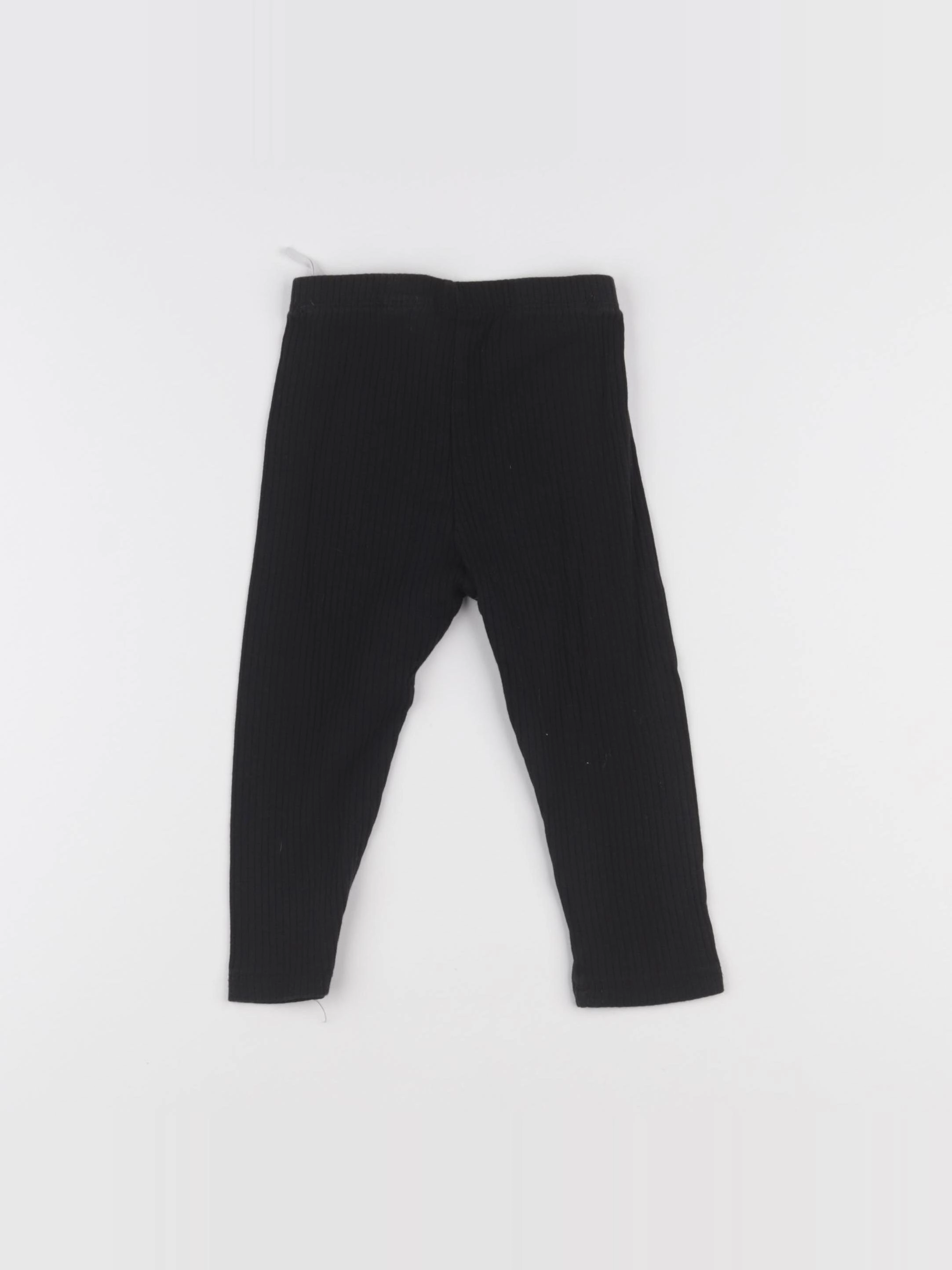 H&M - legging noir - 12/18 mois