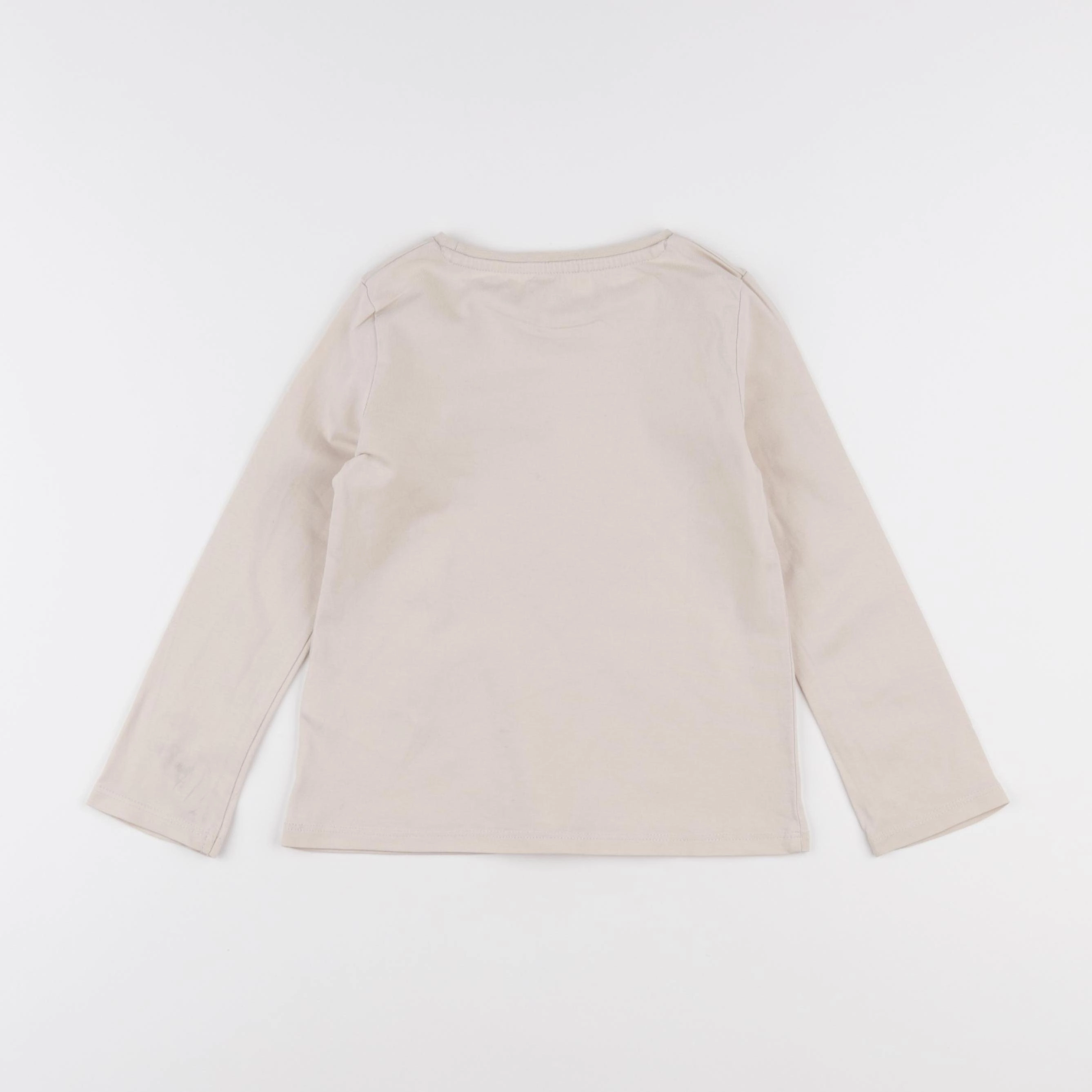 Vertbaudet - tee-shirt beige - 4 ans