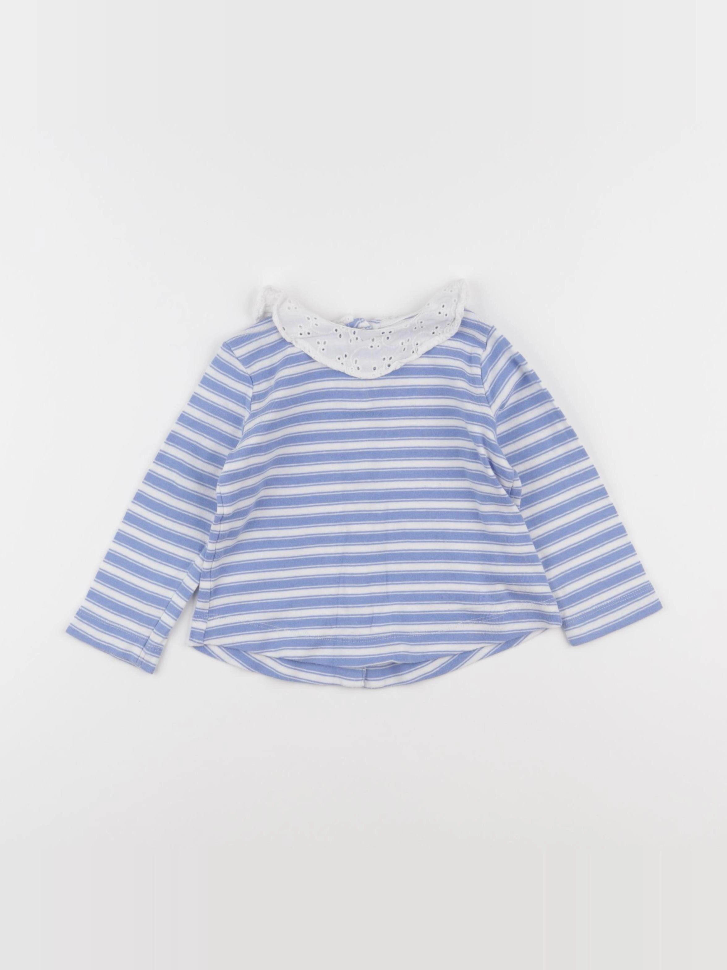 La Redoute - tee-shirt bleu - 18 mois