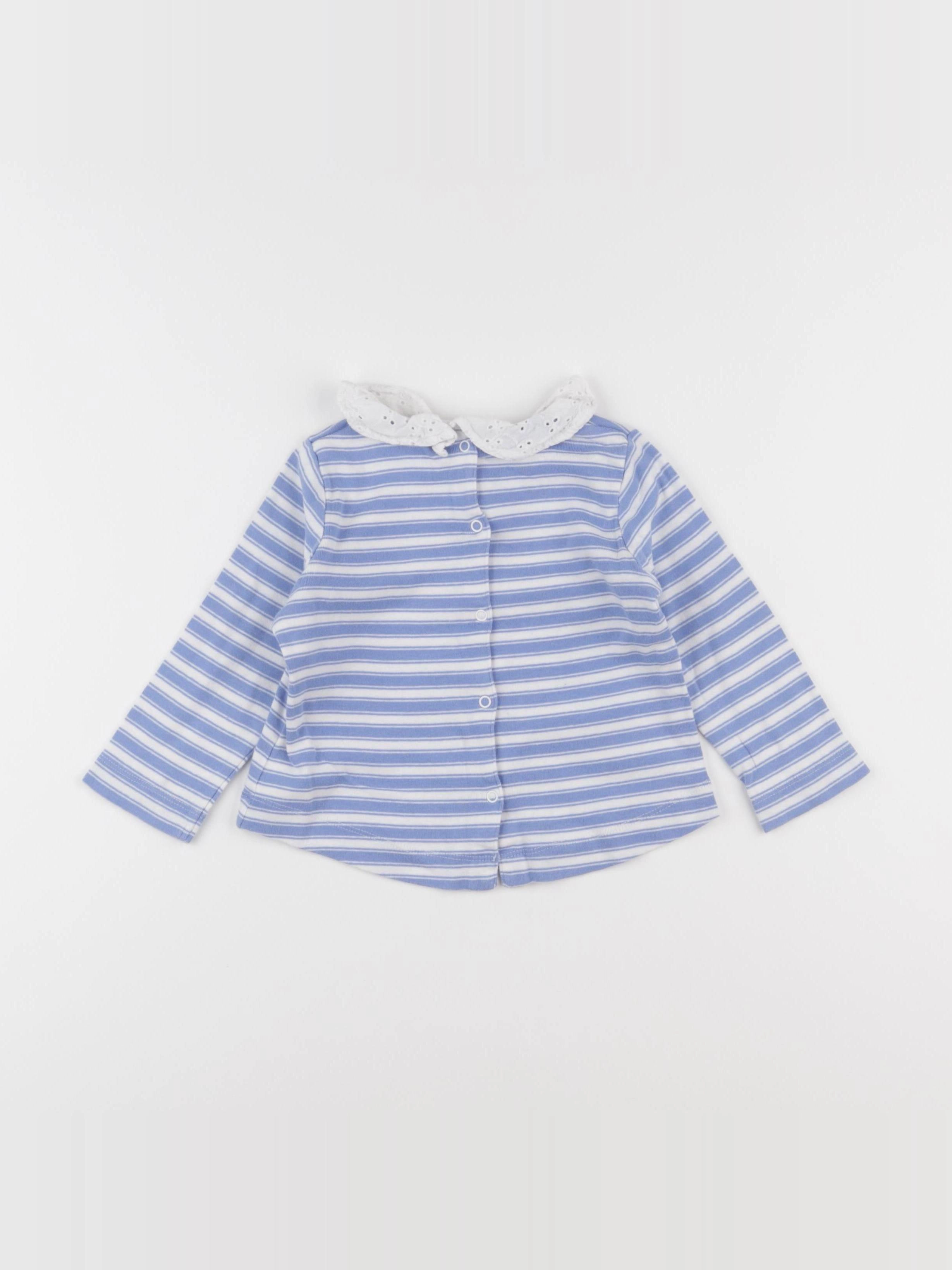 La Redoute - tee-shirt bleu - 18 mois