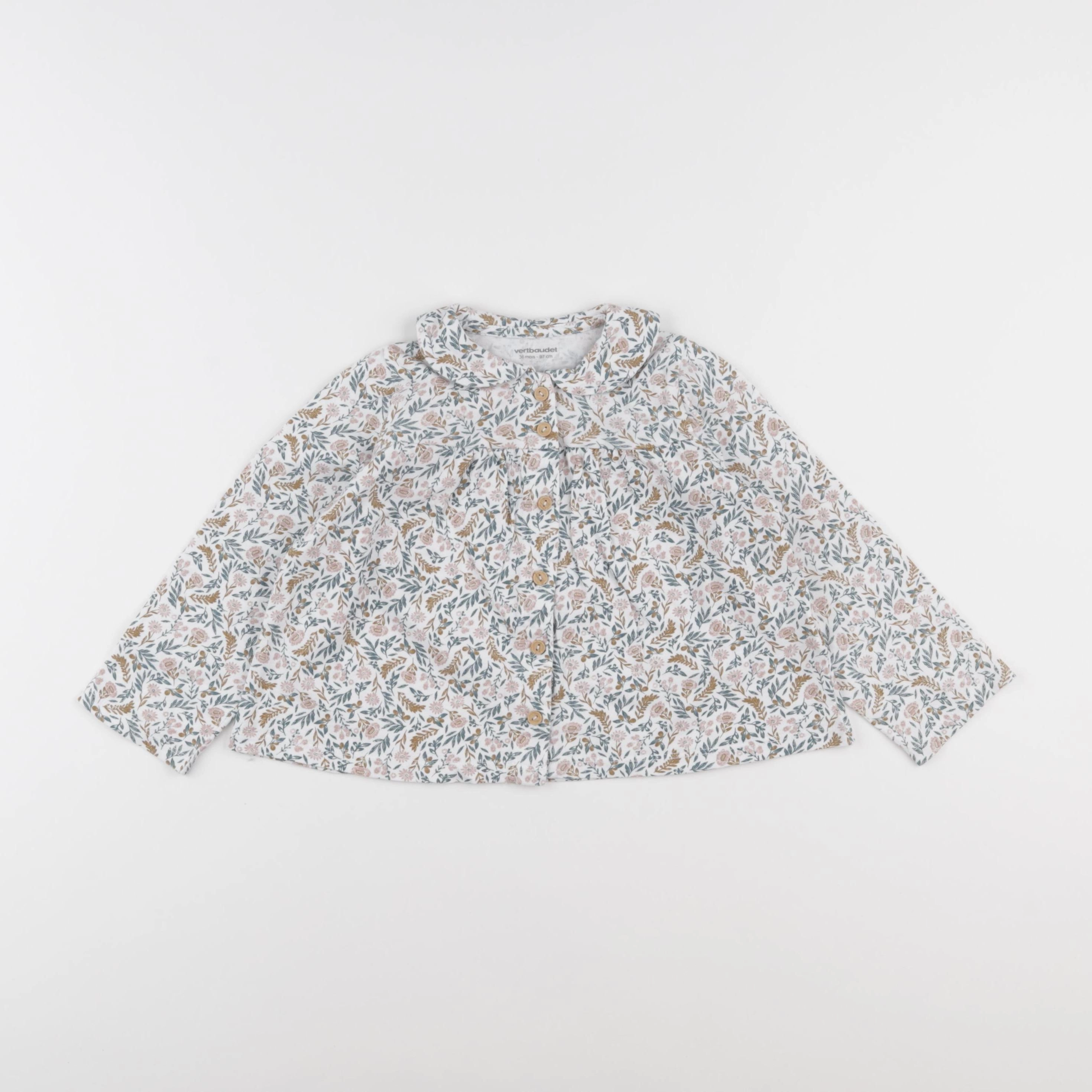 Vertbaudet - tee-shirt multicolore - 3 ans