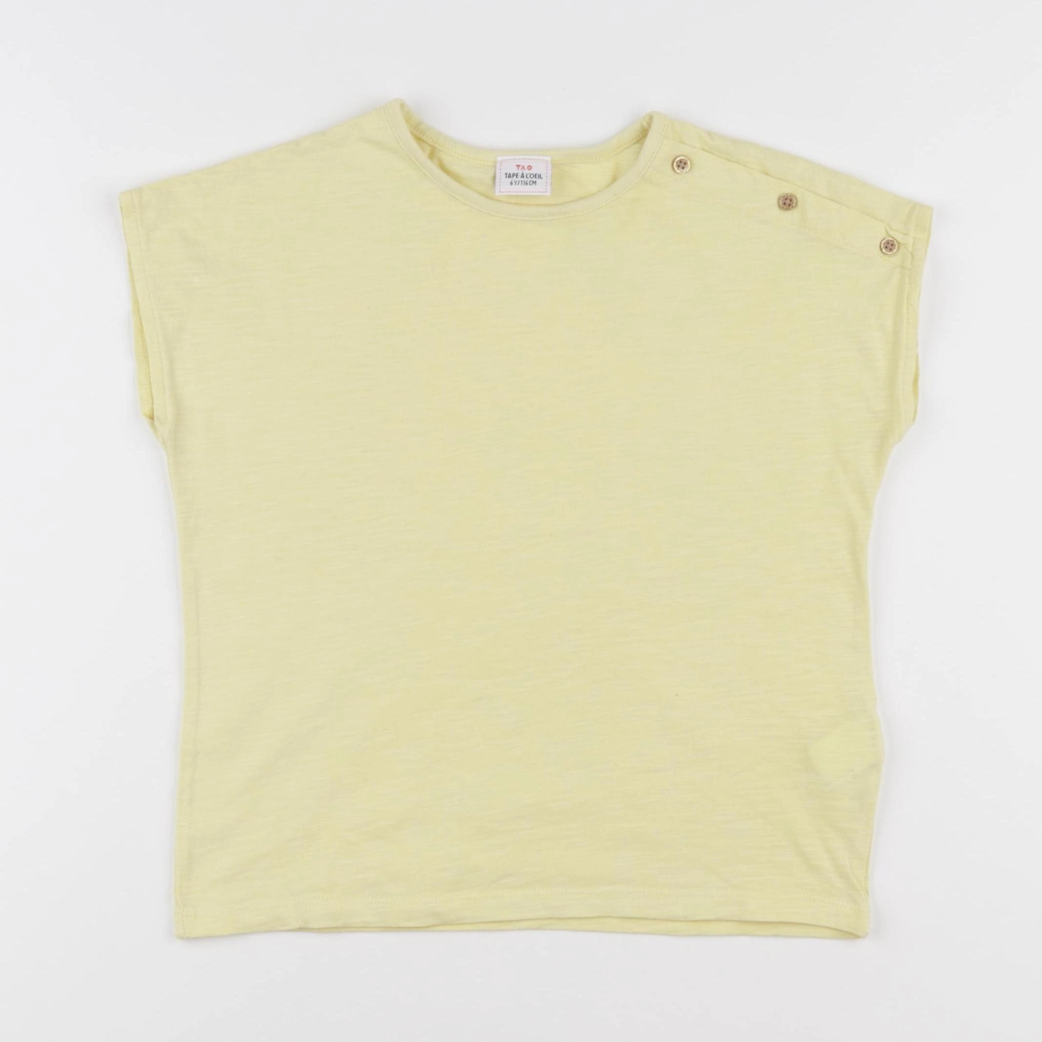 Tape à l'oeil - tee-shirt jaune - 6 ans