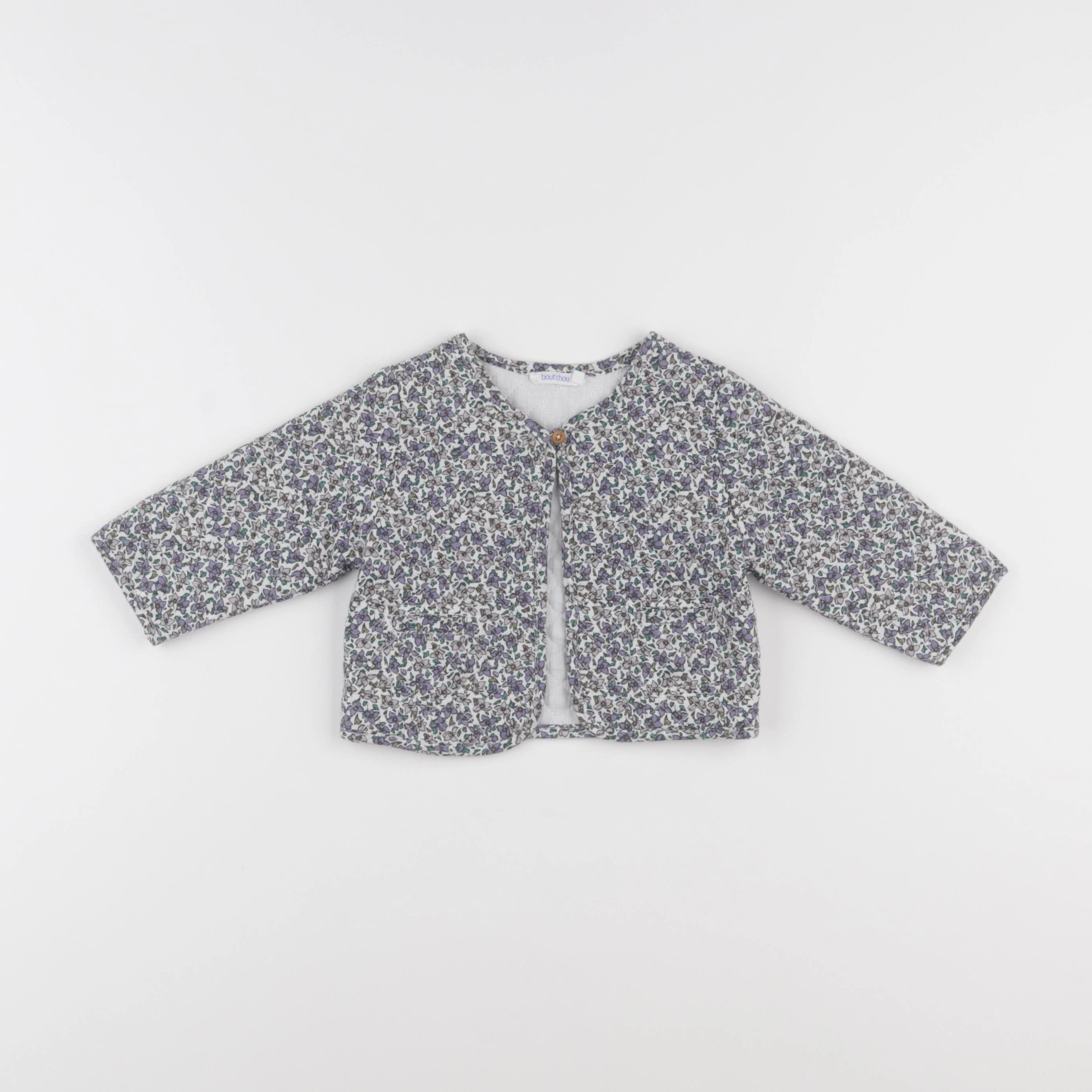 Boutchou - veste bleu - 6 mois