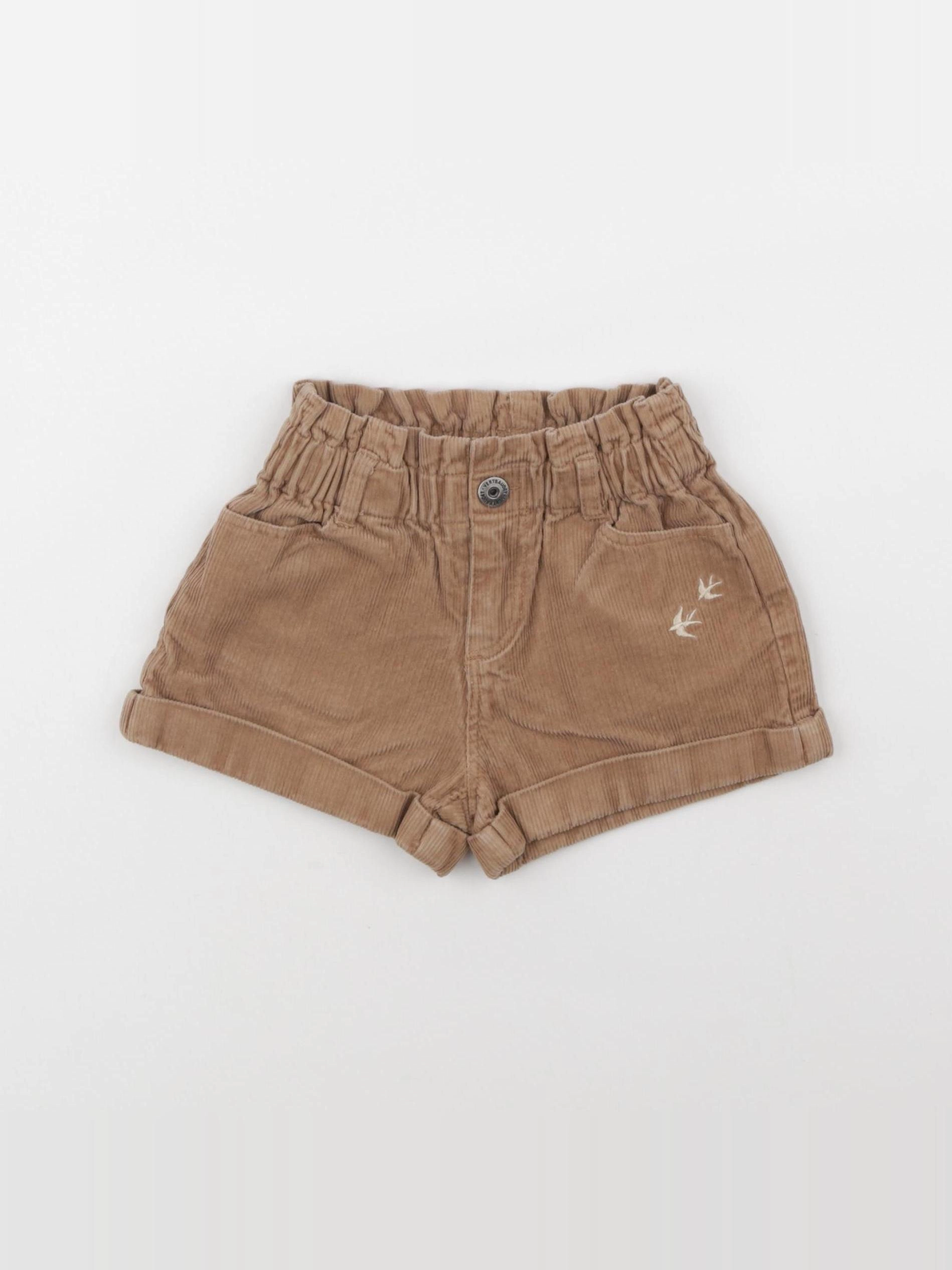 Vertbaudet - short marron - 4 ans