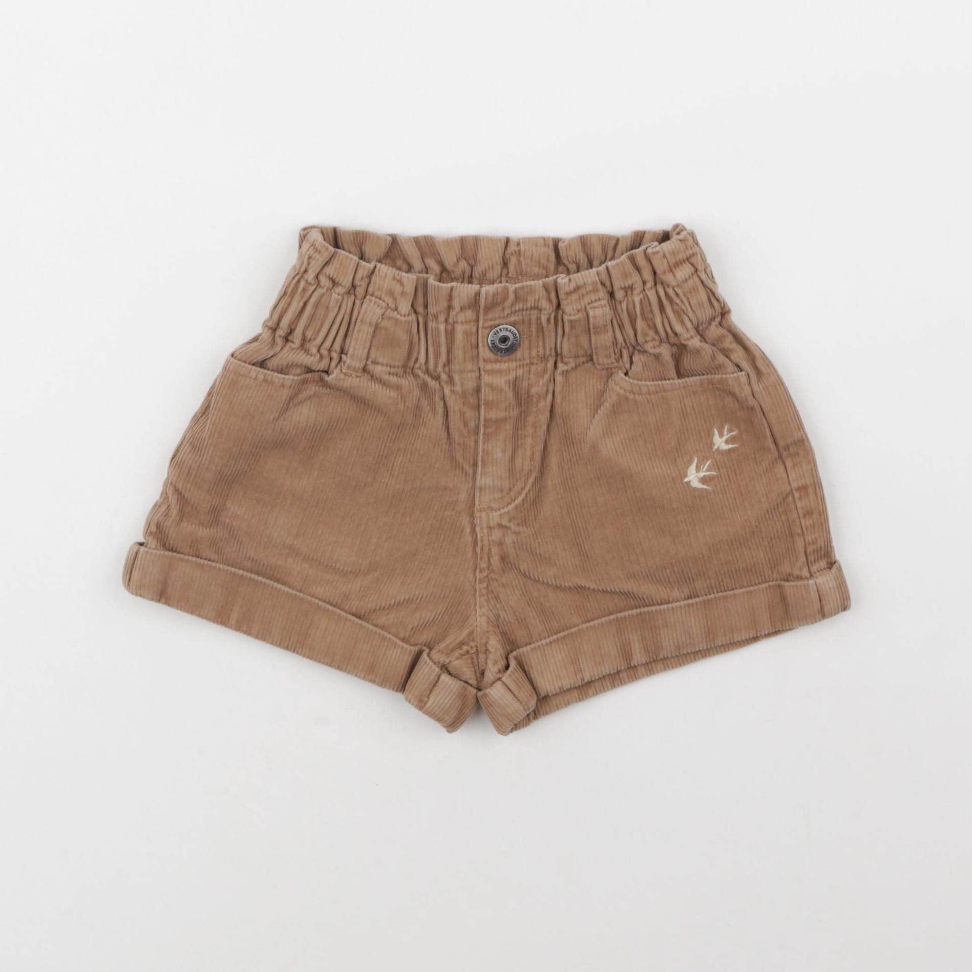 Vertbaudet - short marron - 4 ans