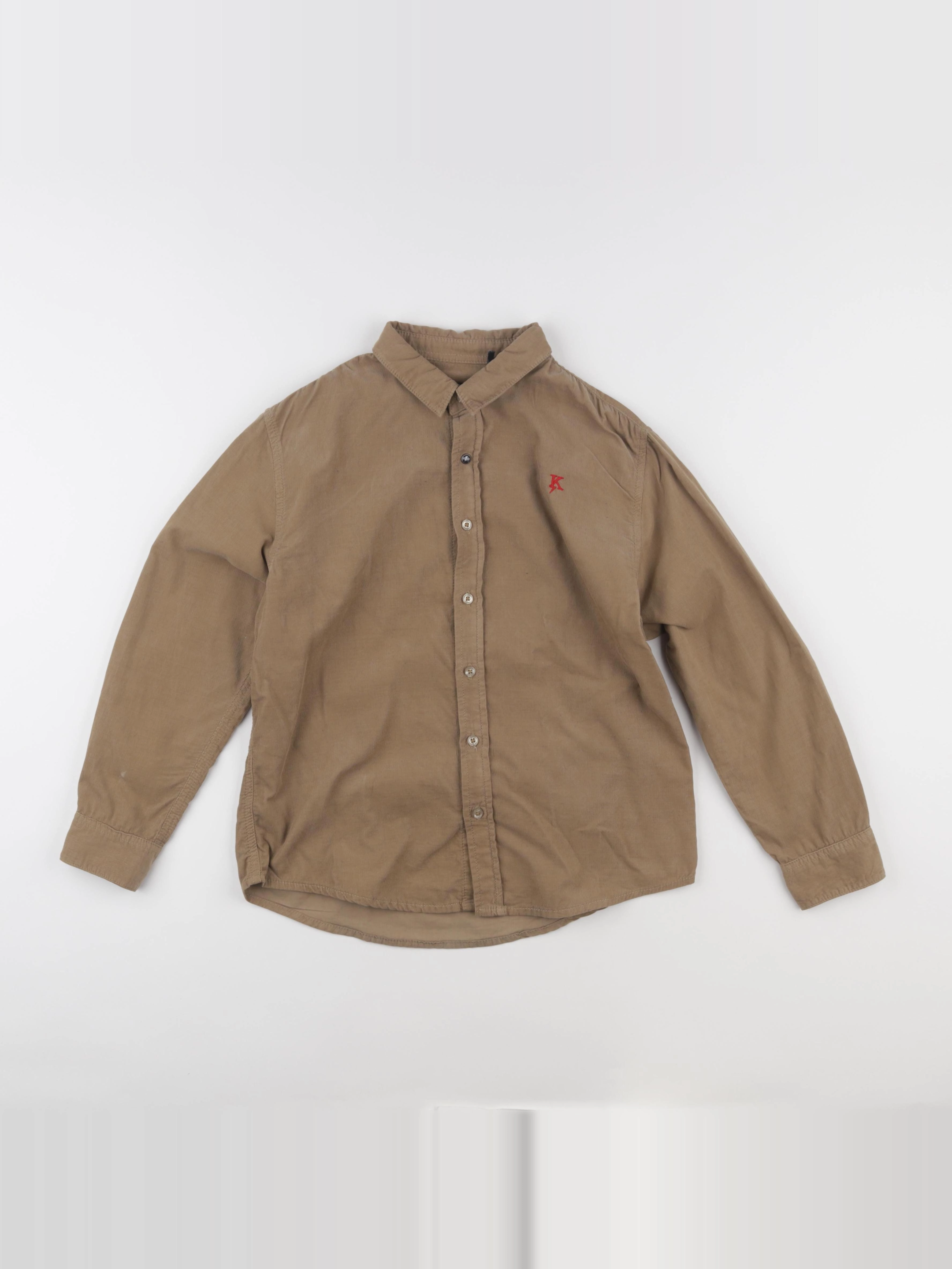 IKKS - chemise marron - 10 ans