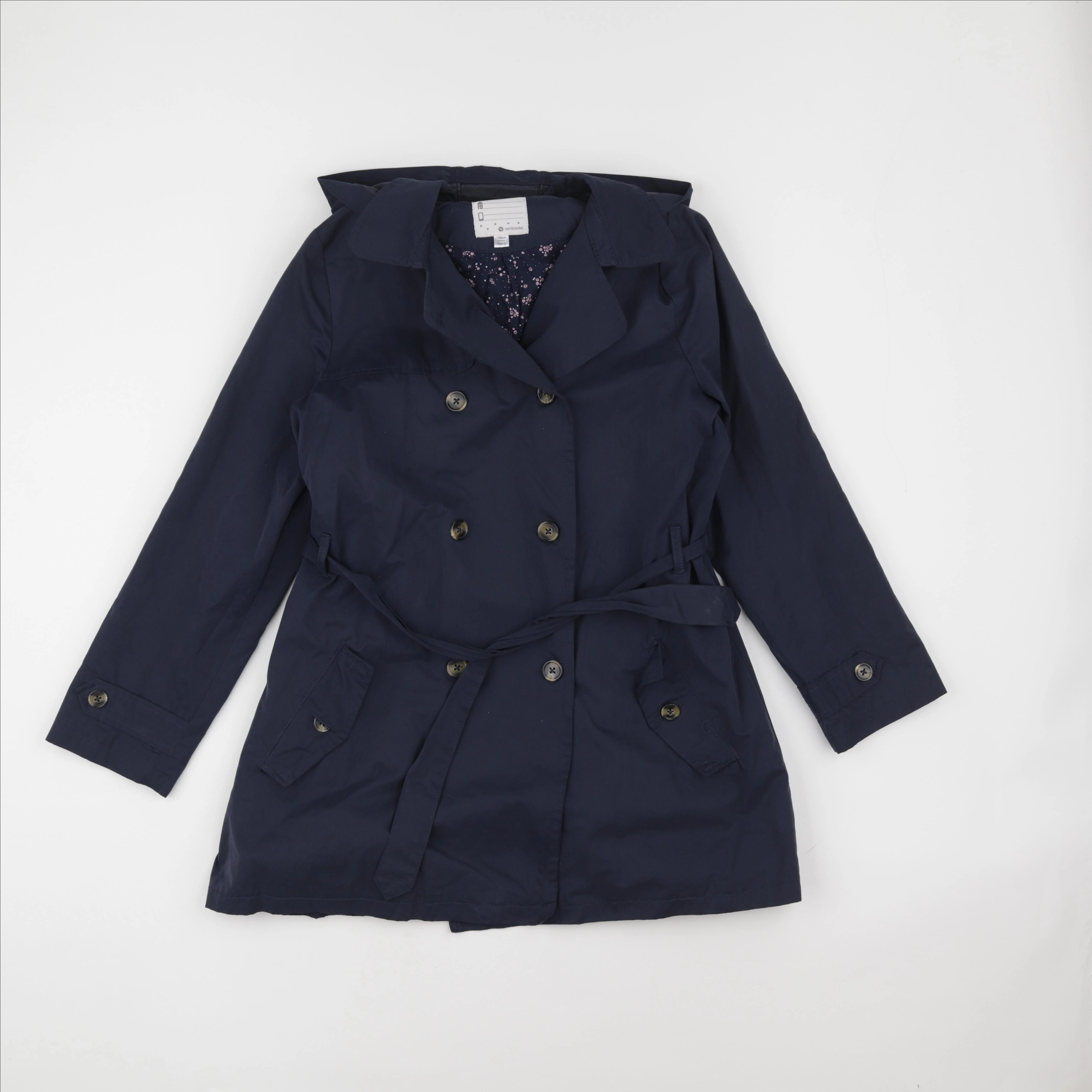Vertbaudet - trench bleu - 14 ans