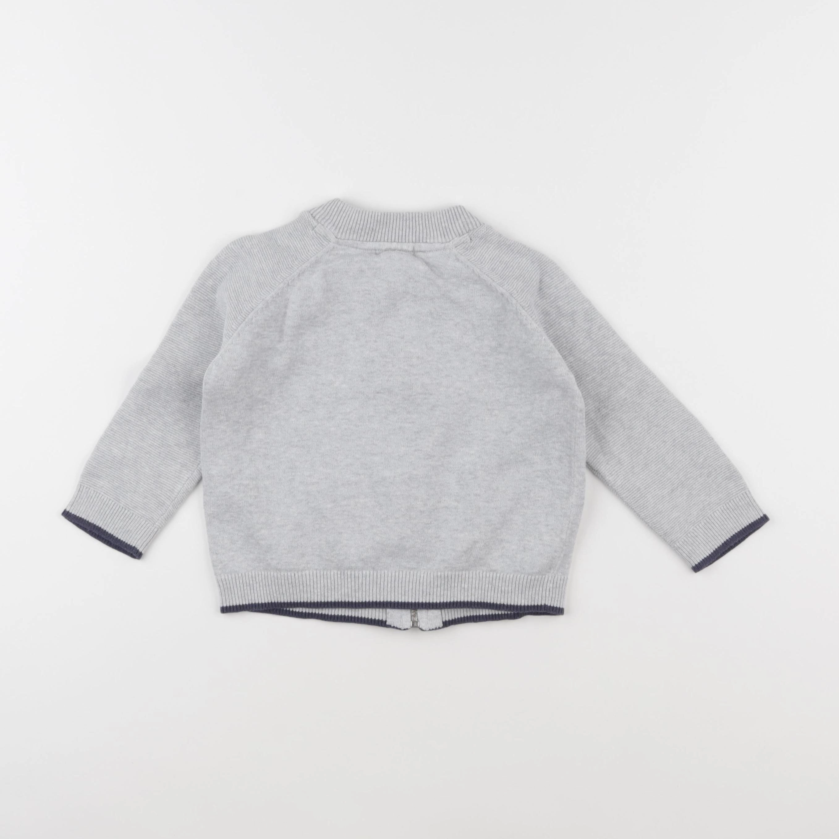 Vertbaudet - pull gris - 2 ans
