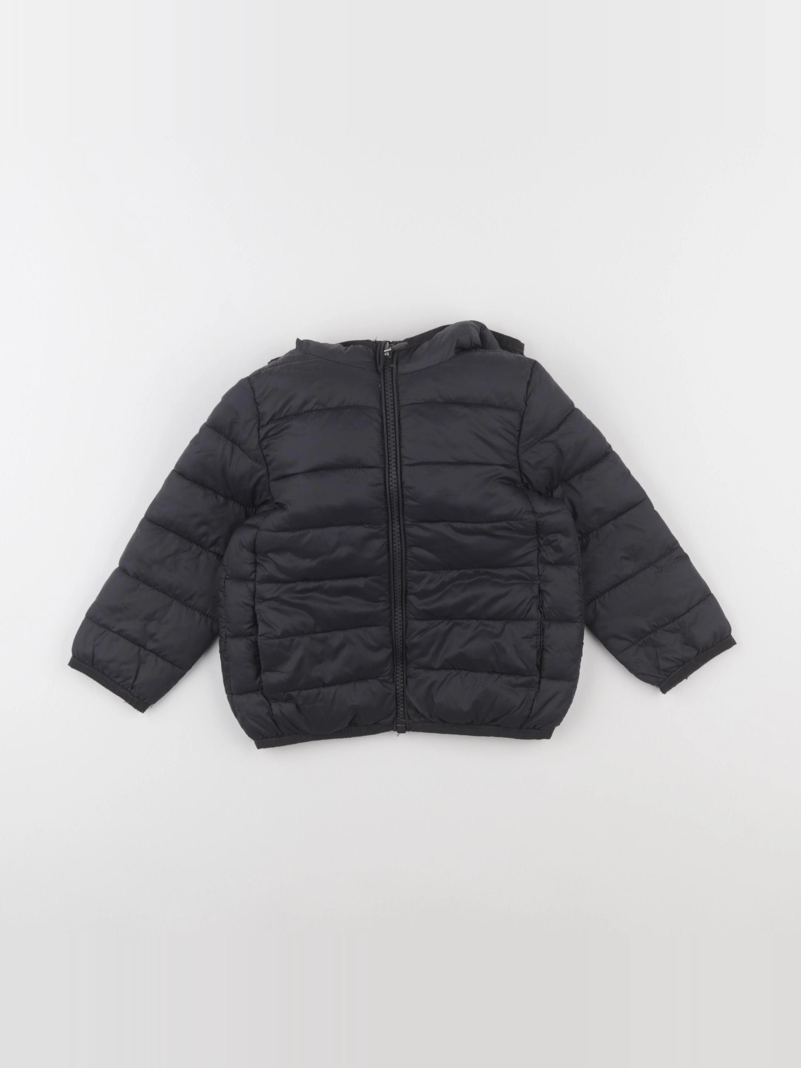 Vertbaudet - doudoune noir - 2 ans