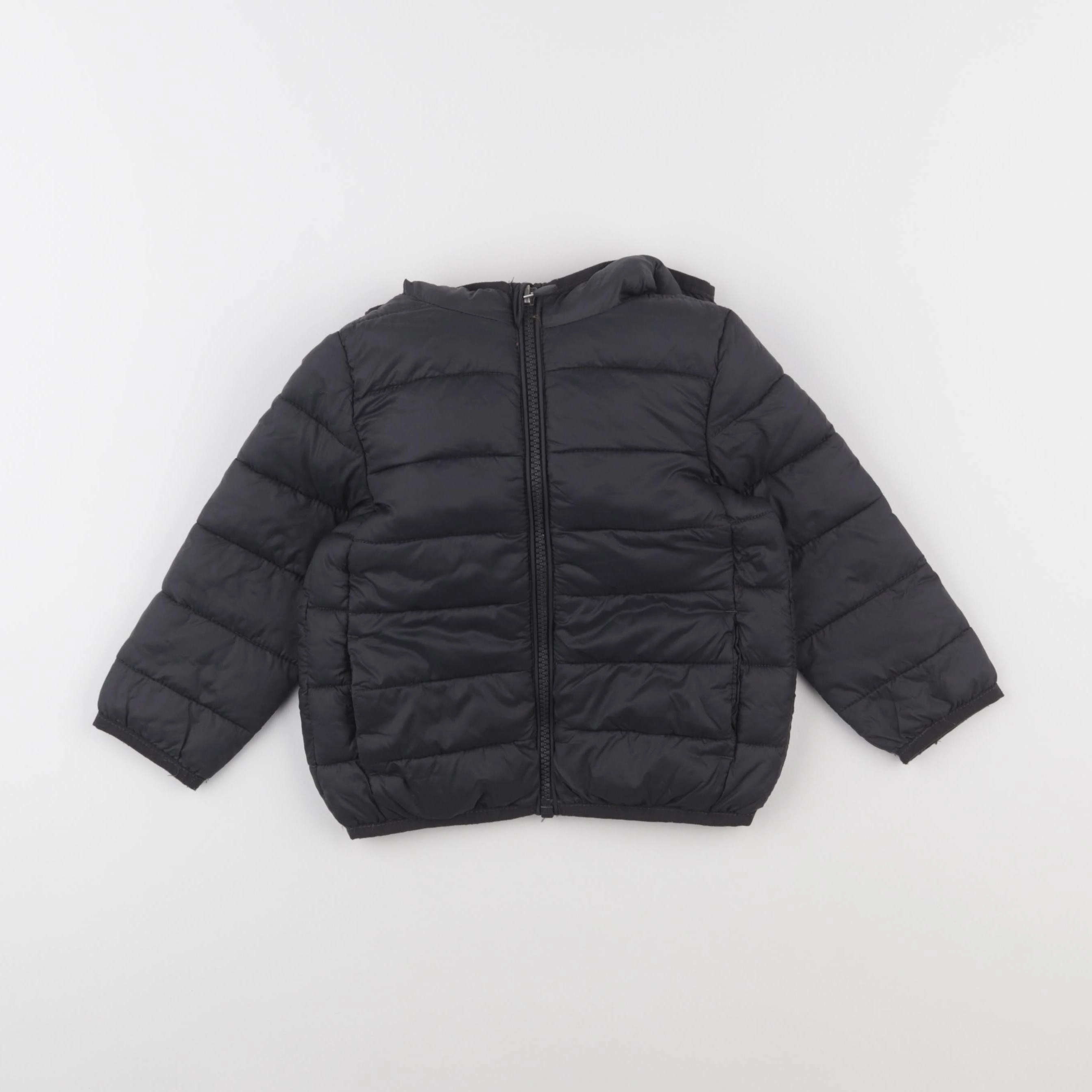 Vertbaudet - doudoune noir - 2 ans