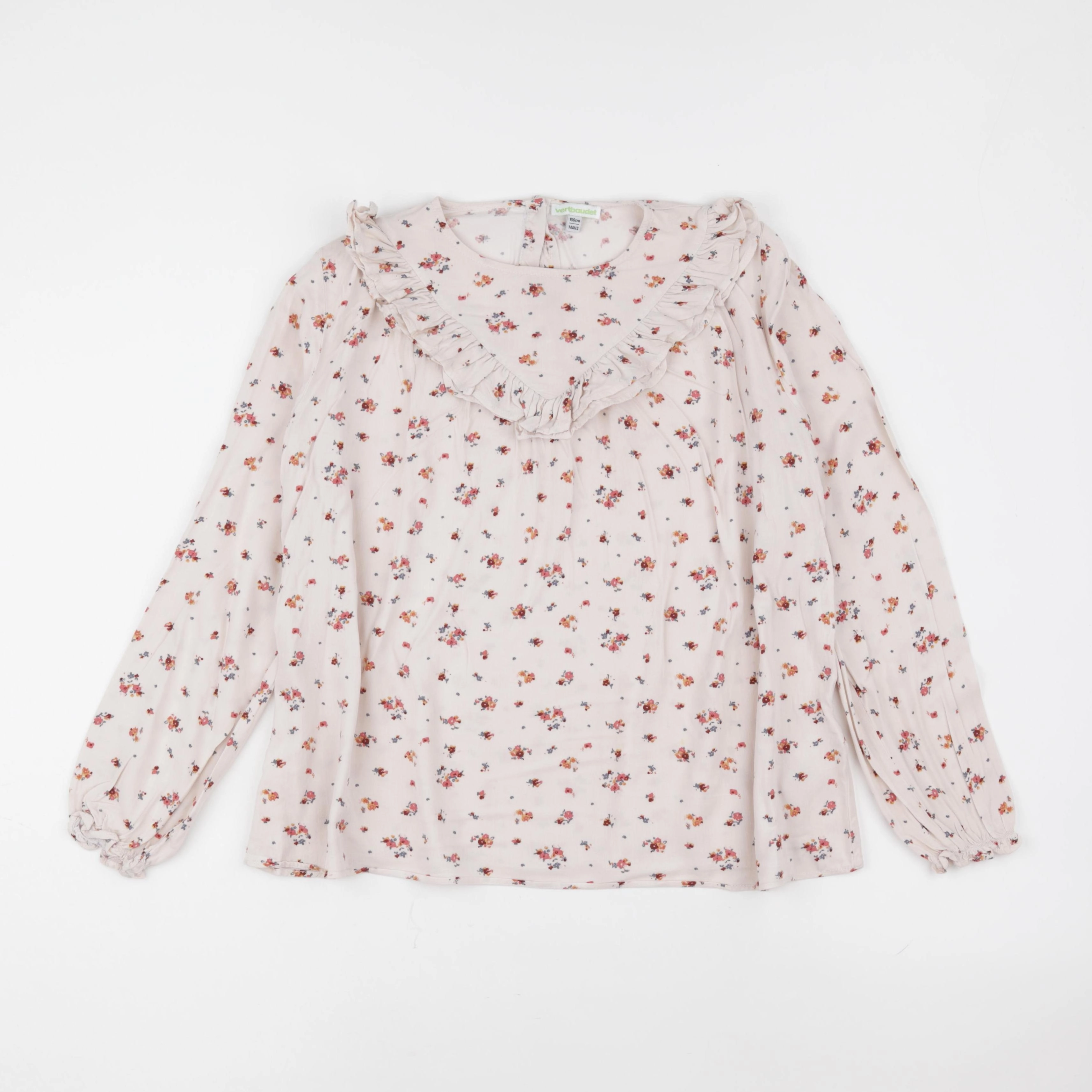 Vertbaudet - blouse beige - 14 ans