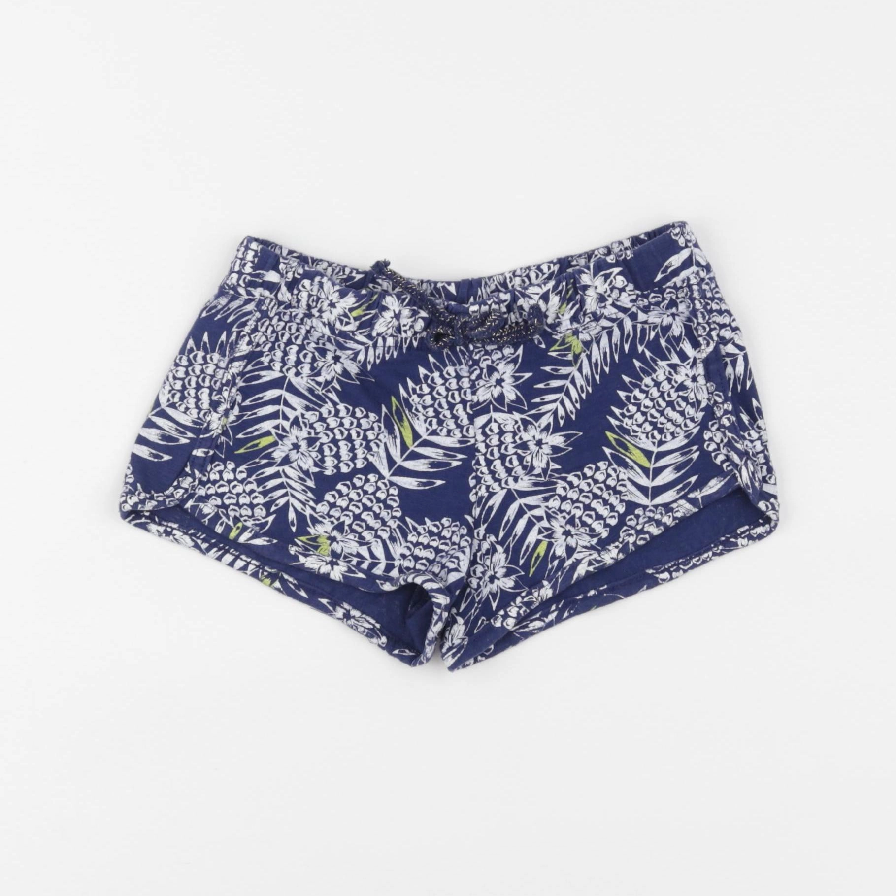Vertbaudet - short bleu, blanc - 6 ans