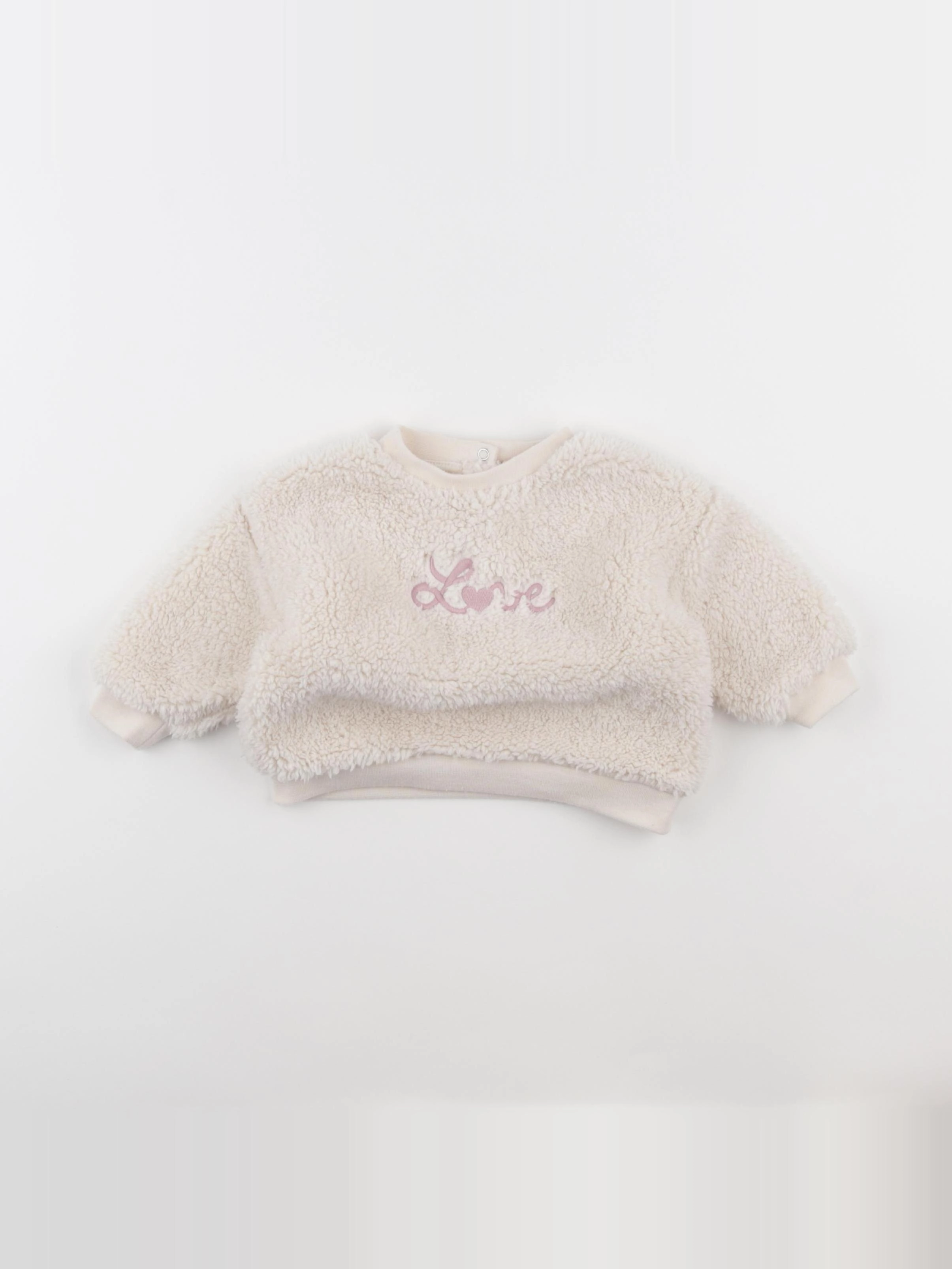 Vertbaudet - pull beige - 9 mois