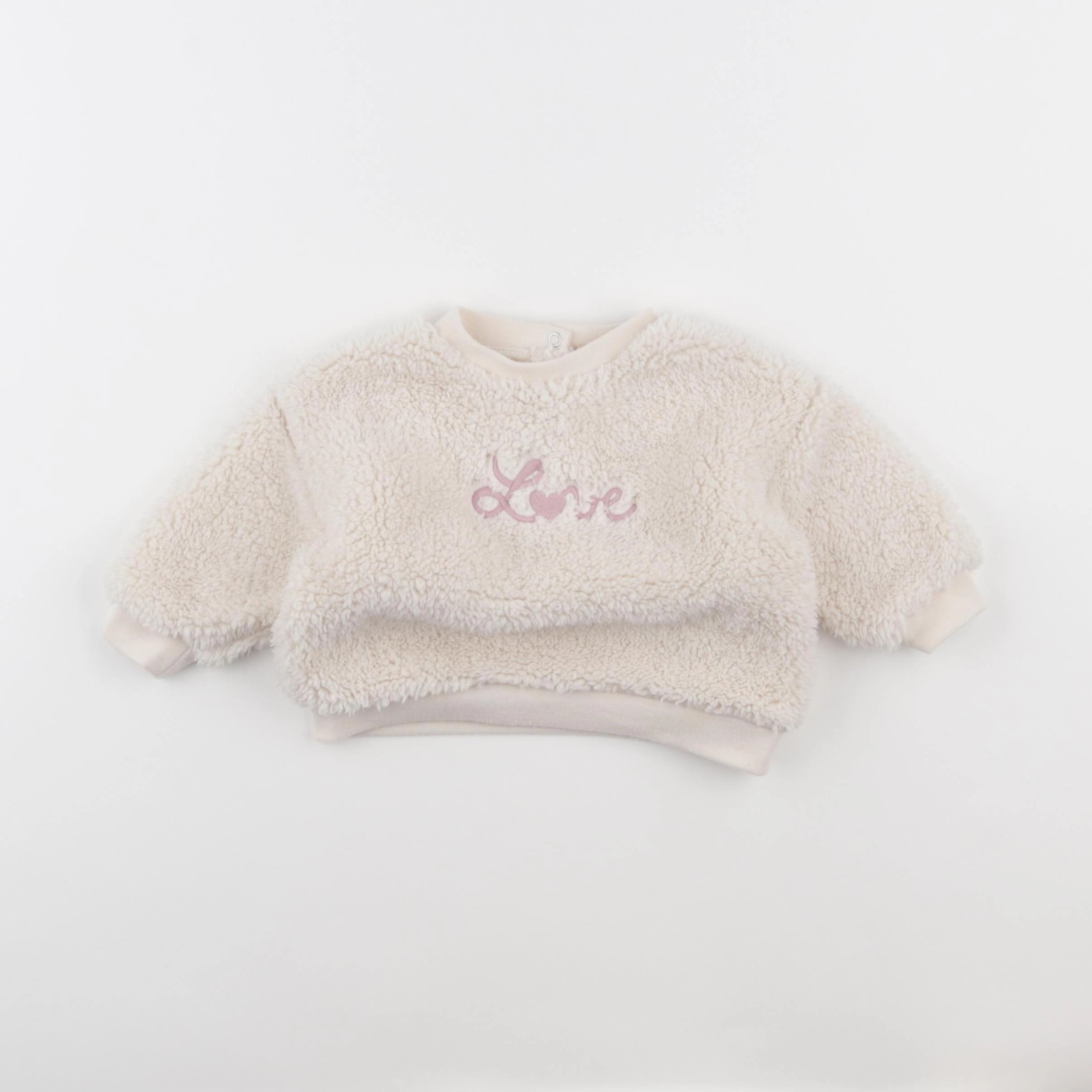 Vertbaudet - pull beige - 9 mois