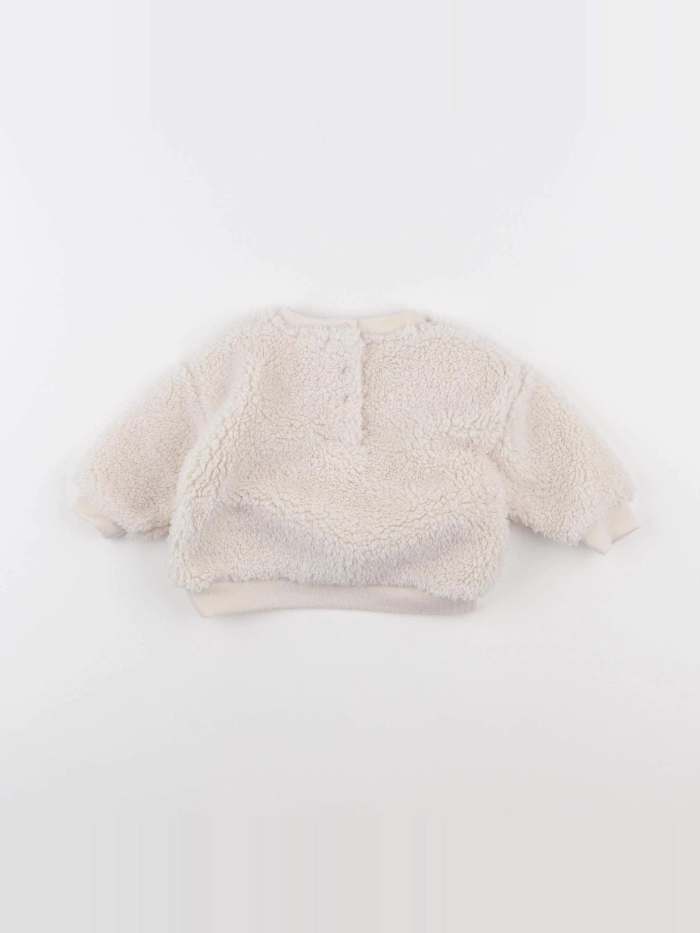 Vertbaudet - pull beige - 9 mois