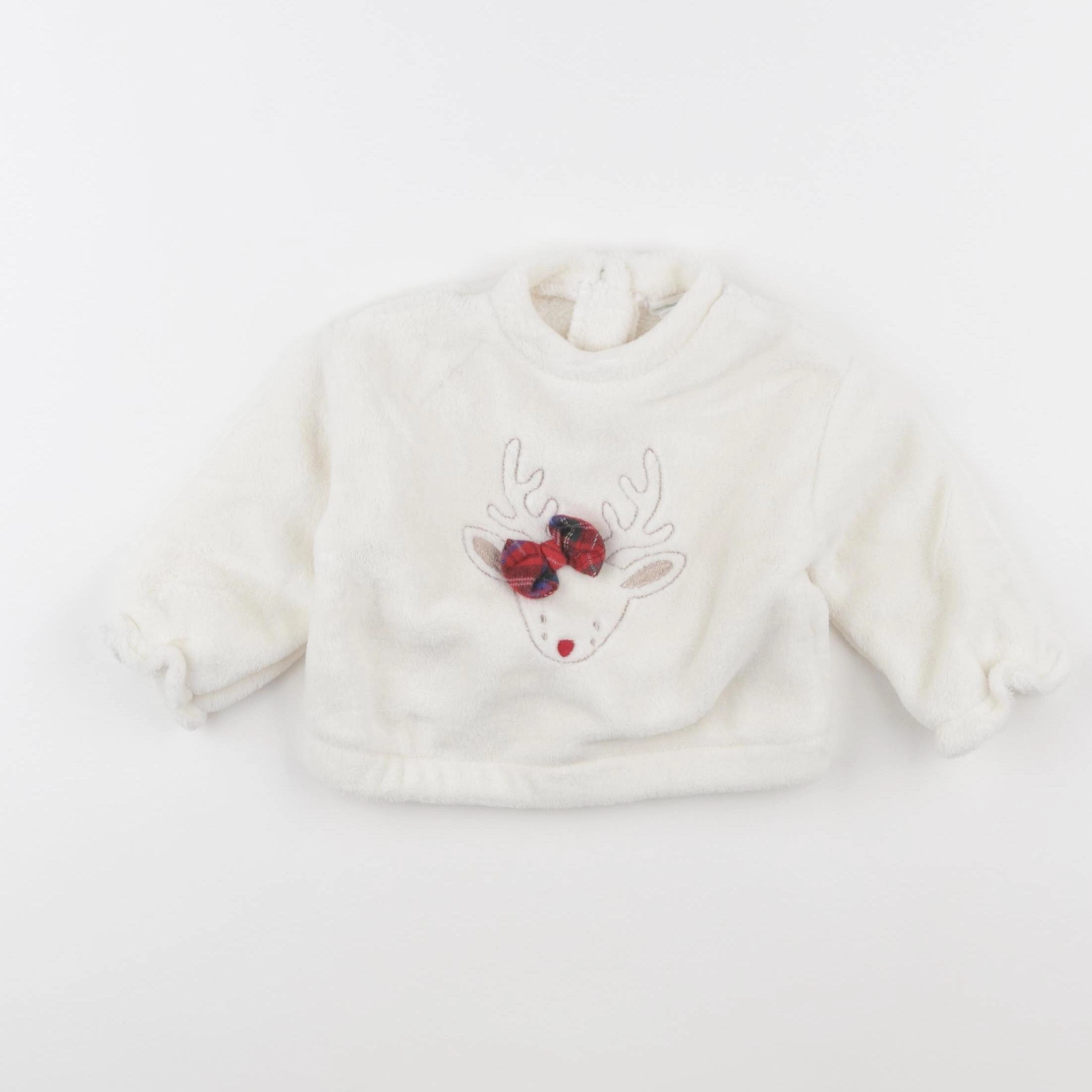 Vertbaudet - pull beige - 9 mois