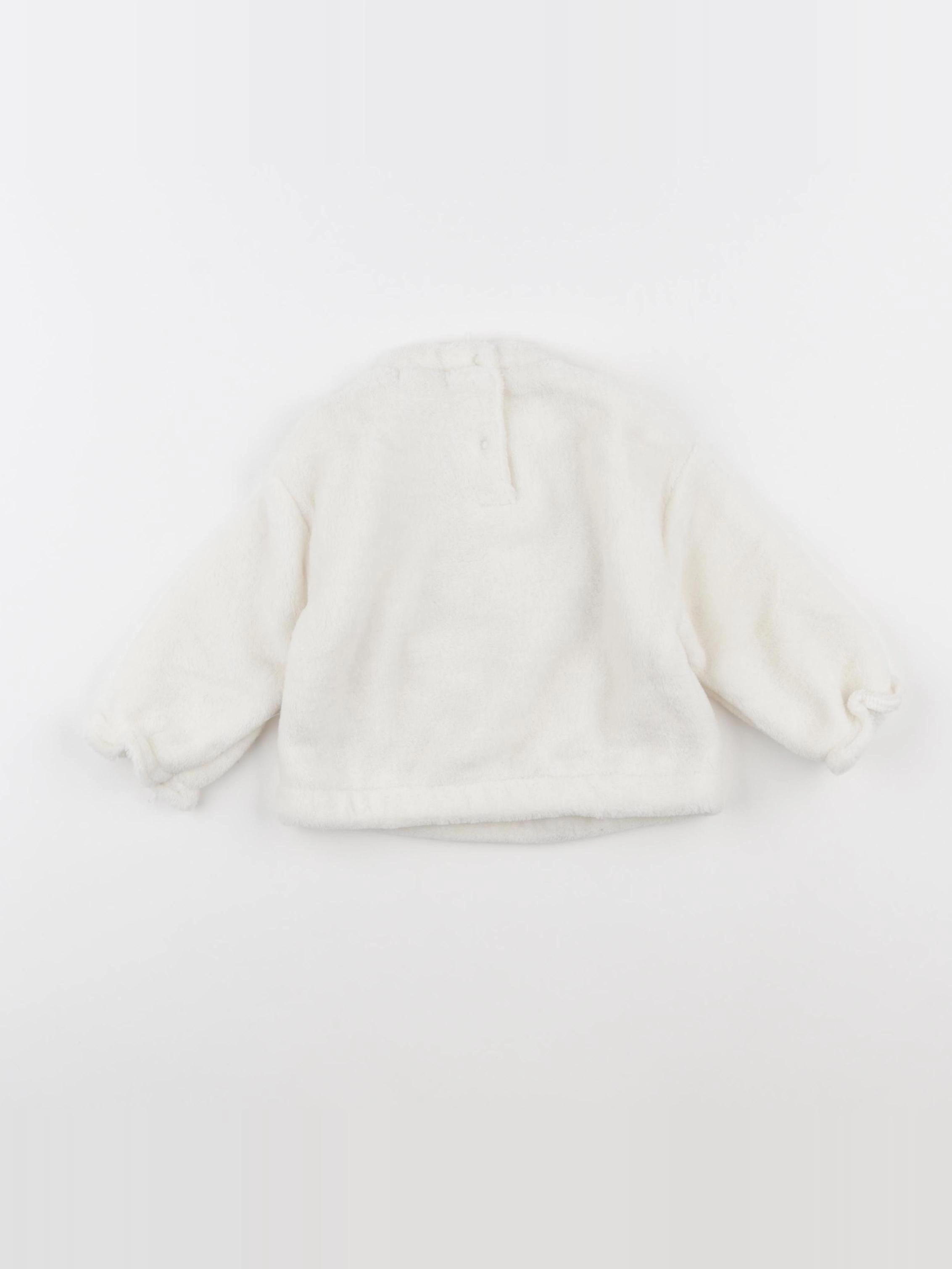 Vertbaudet - pull beige - 9 mois