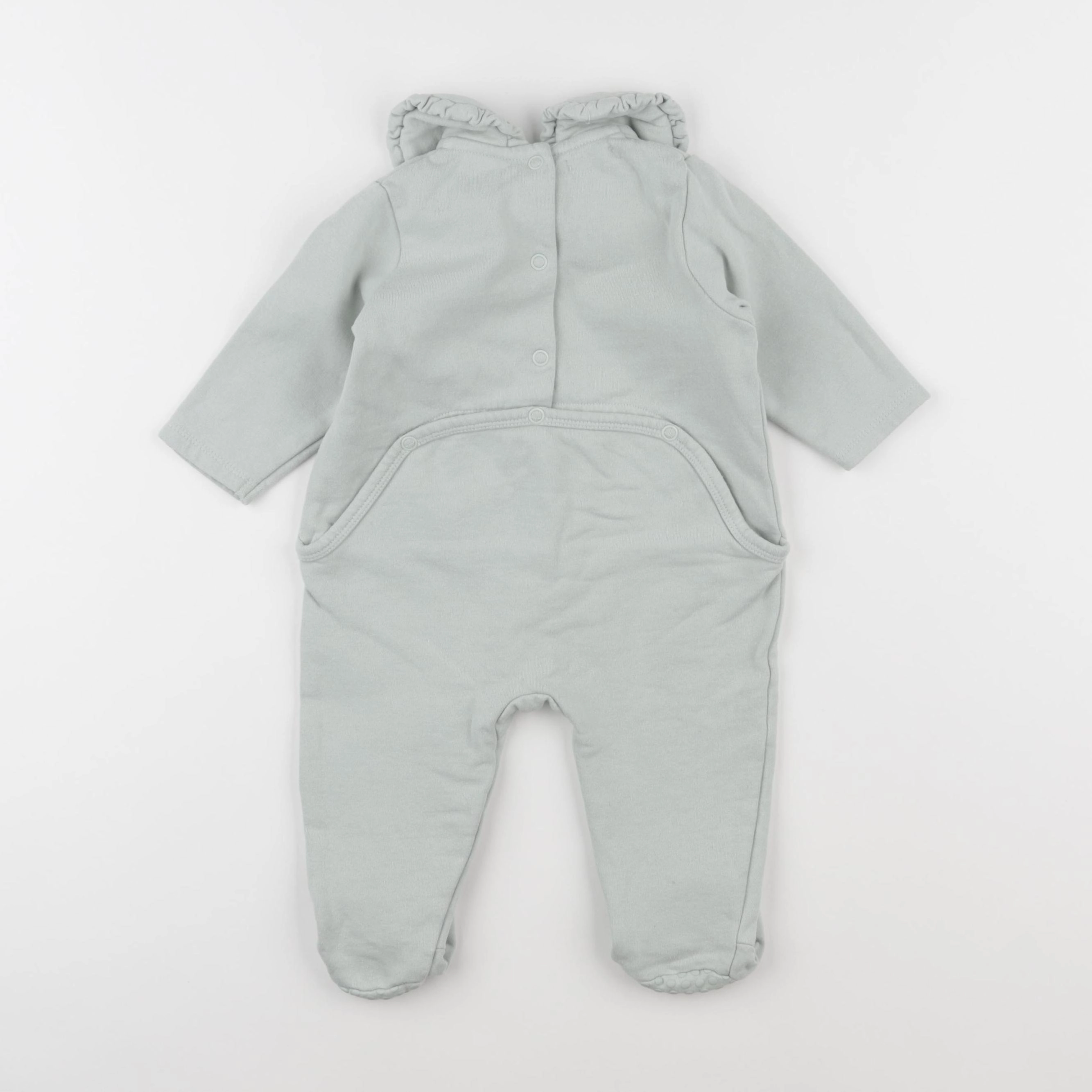 Vertbaudet - pyjama coton vert - 12 mois