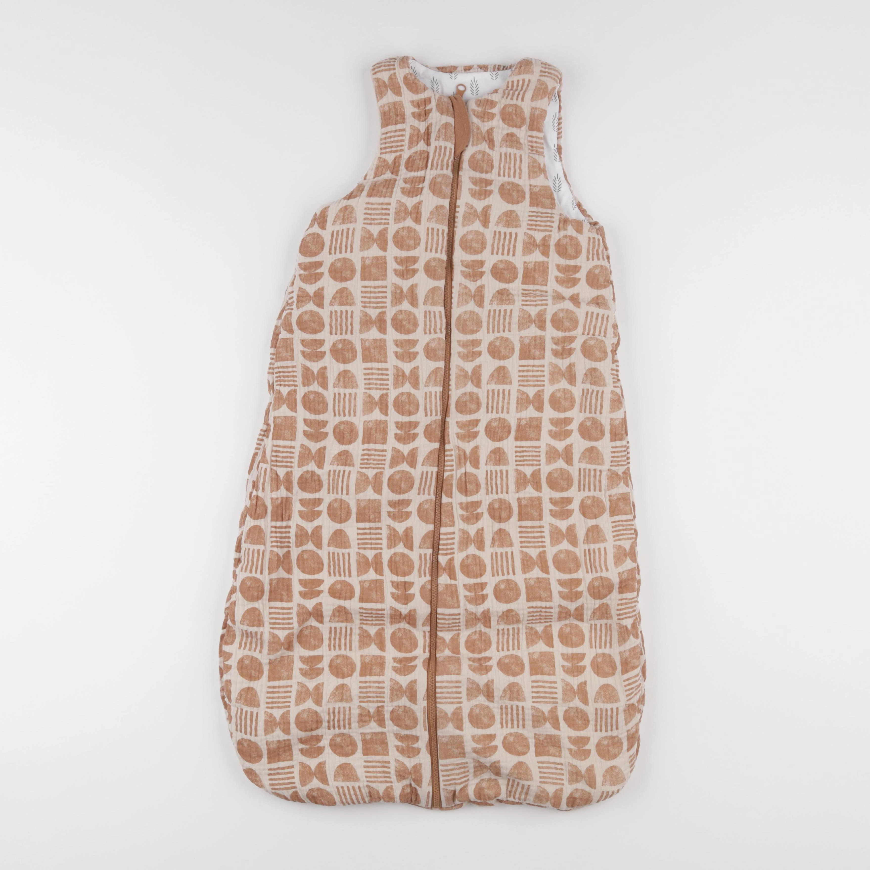 Vertbaudet - gigoteuse TOG 2,5 marron, blanc - 3/9 mois