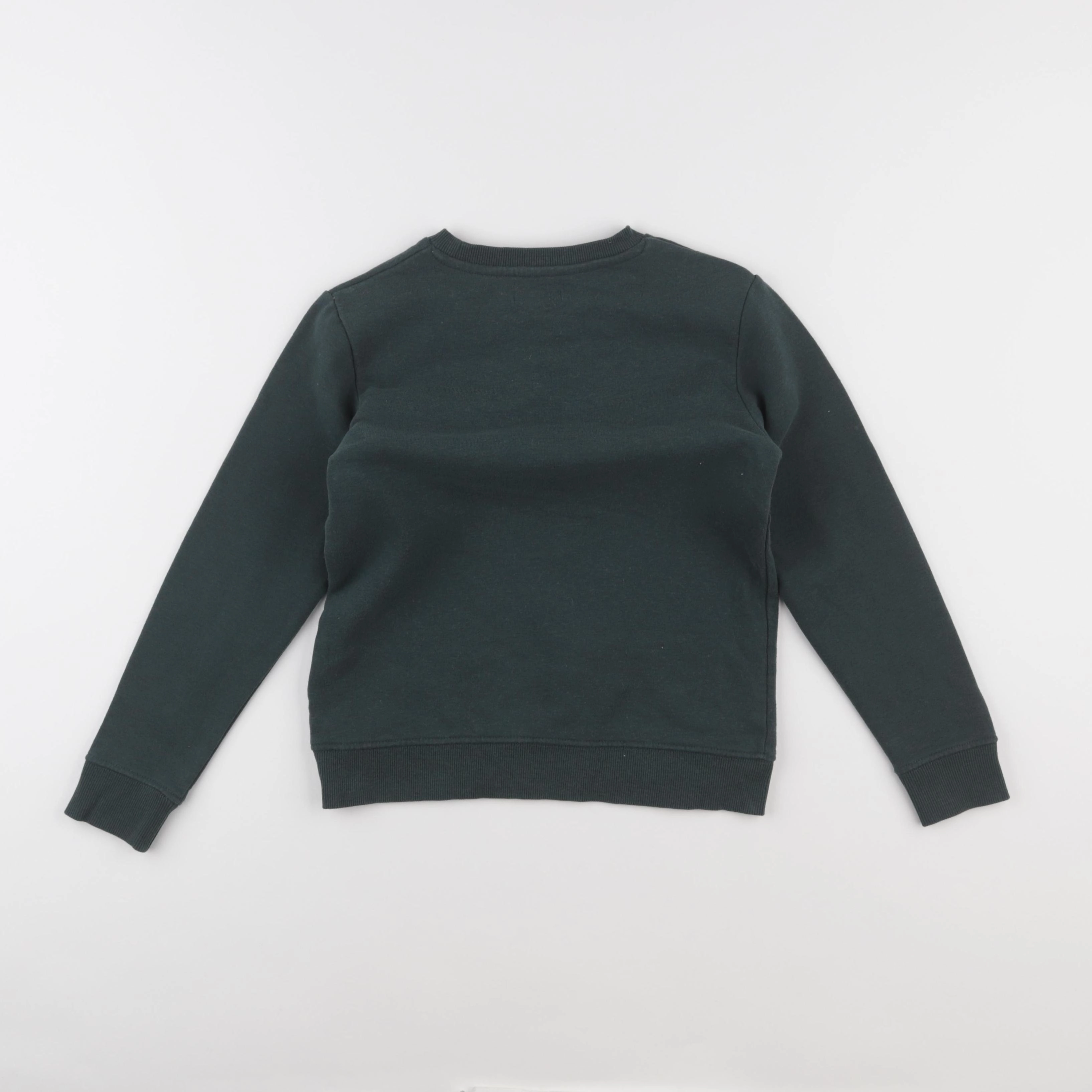 Vertbaudet - sweat vert - 8 ans