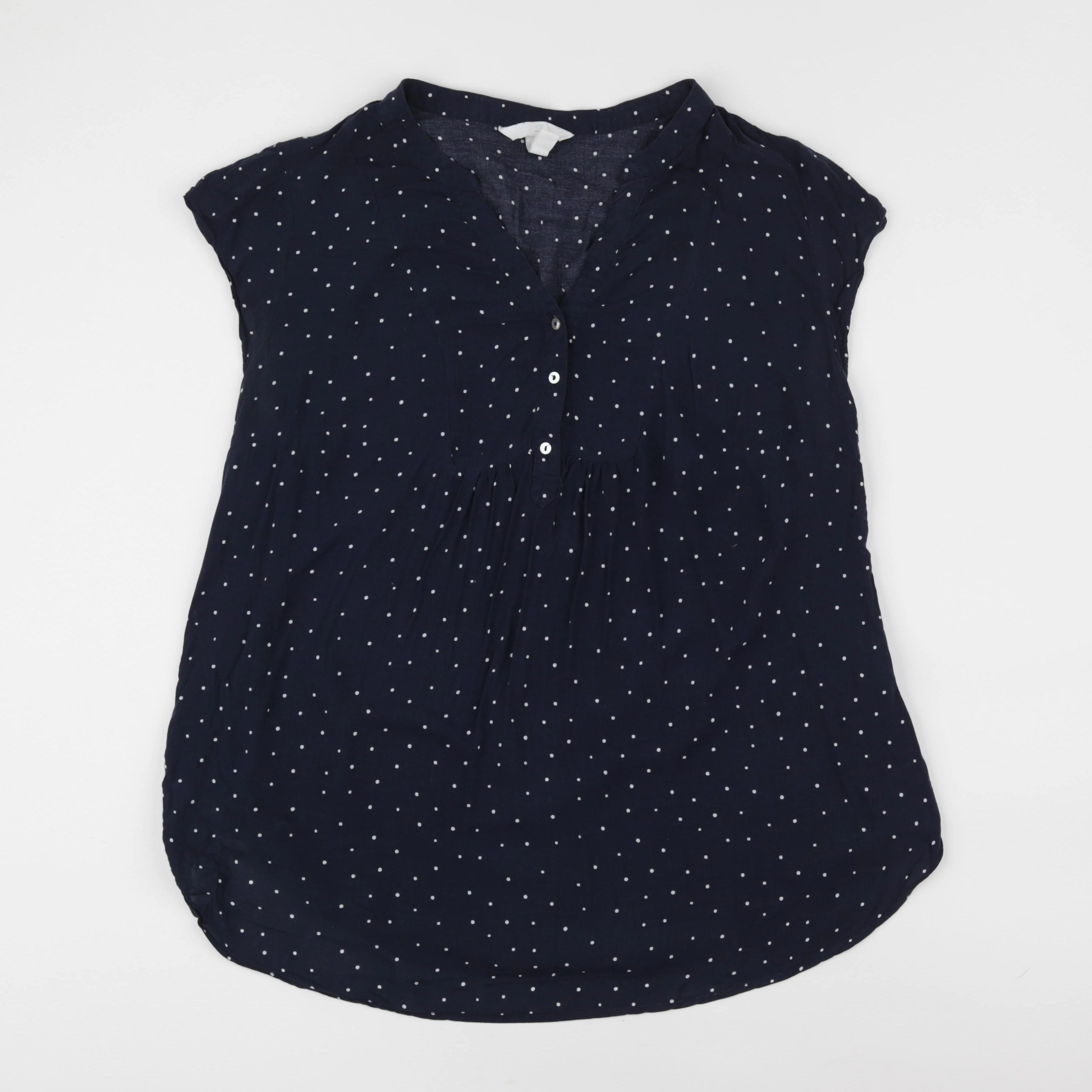H&M - blouse grossesse bleu - l
