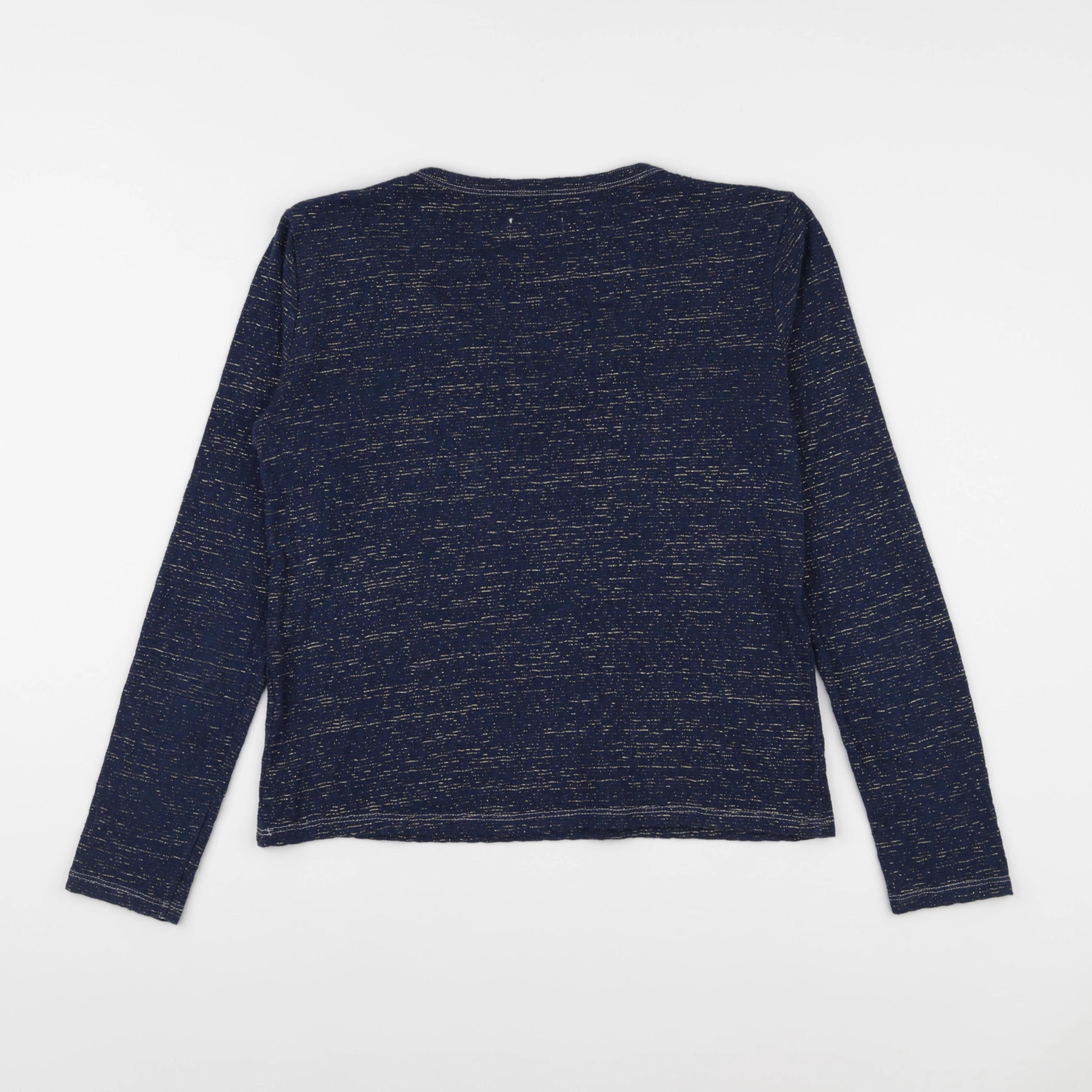 Cyrillus - tee-shirt bleu, argent - 12 ans
