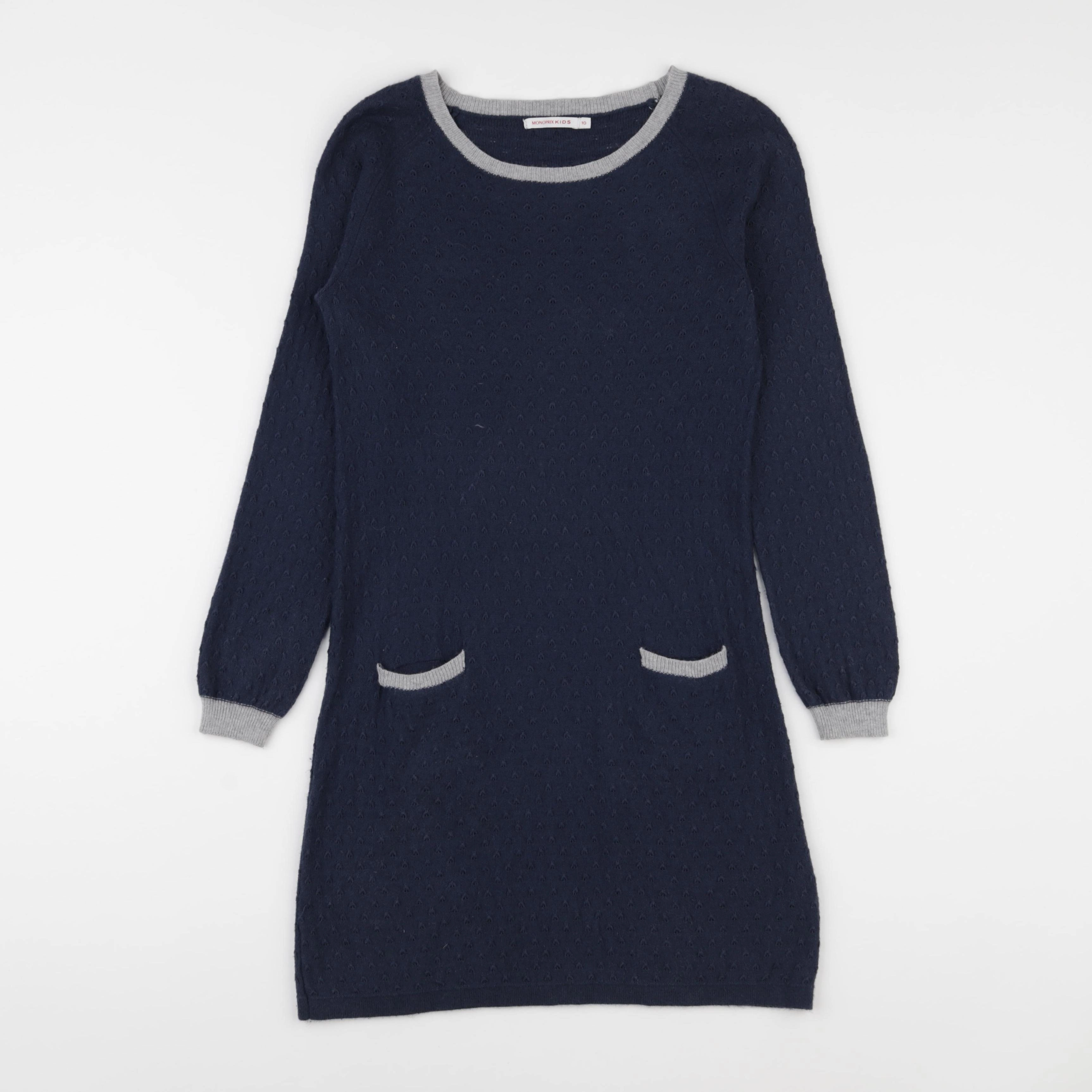 Monoprix - robe bleu - 10 ans