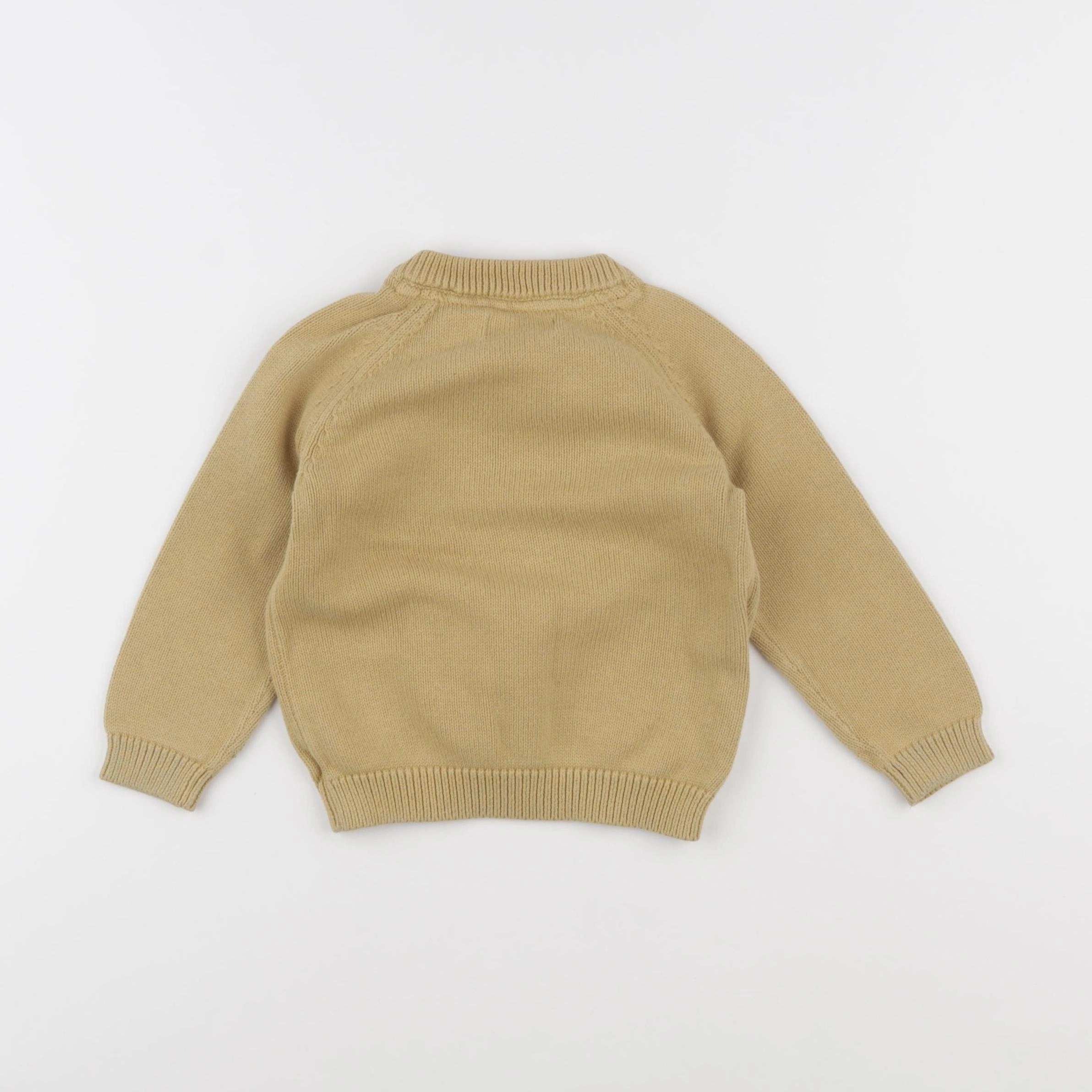 Mango - pull jaune - 18/24 mois