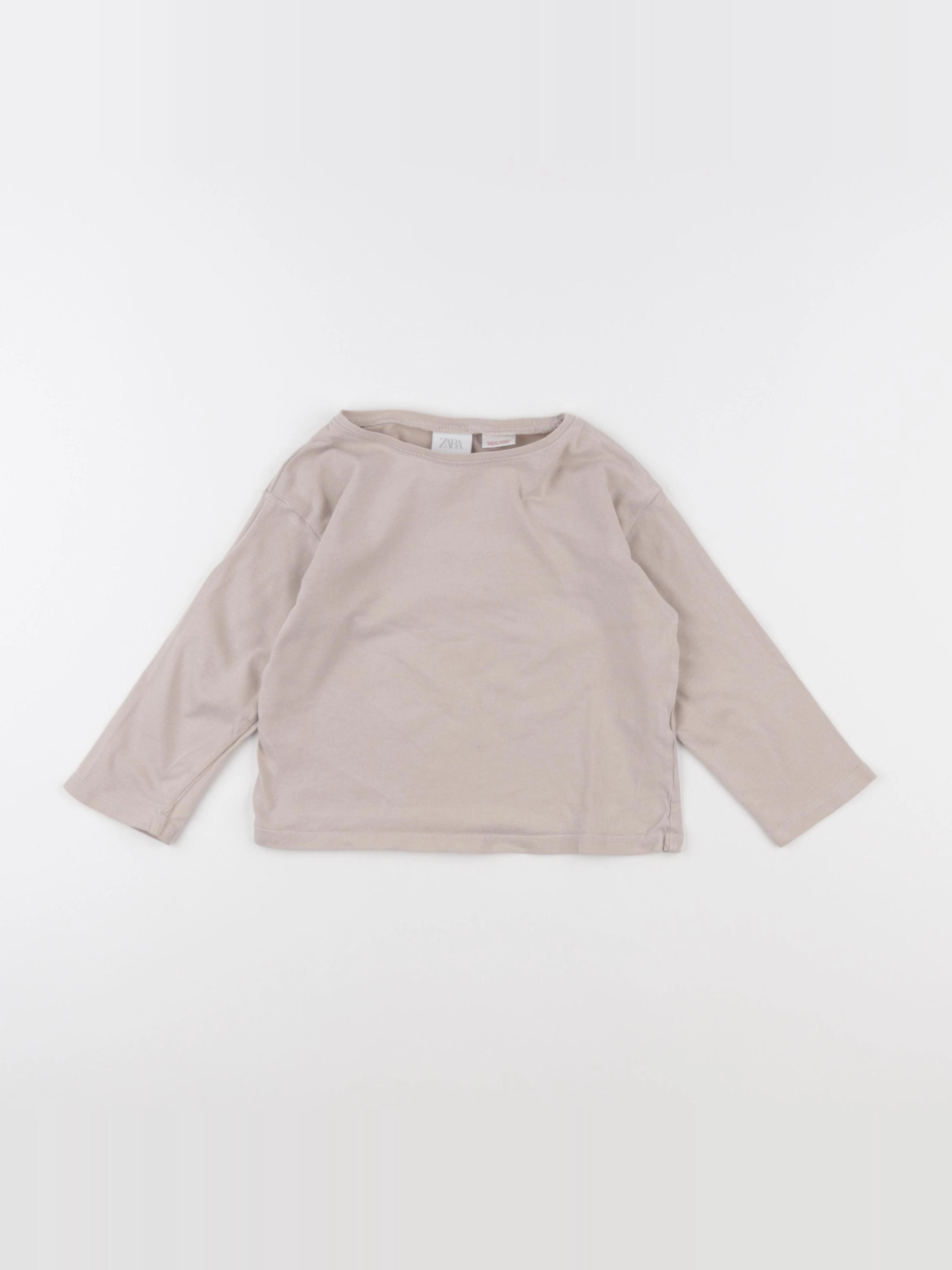 Zara - tee-shirt beige - 24/36 mois