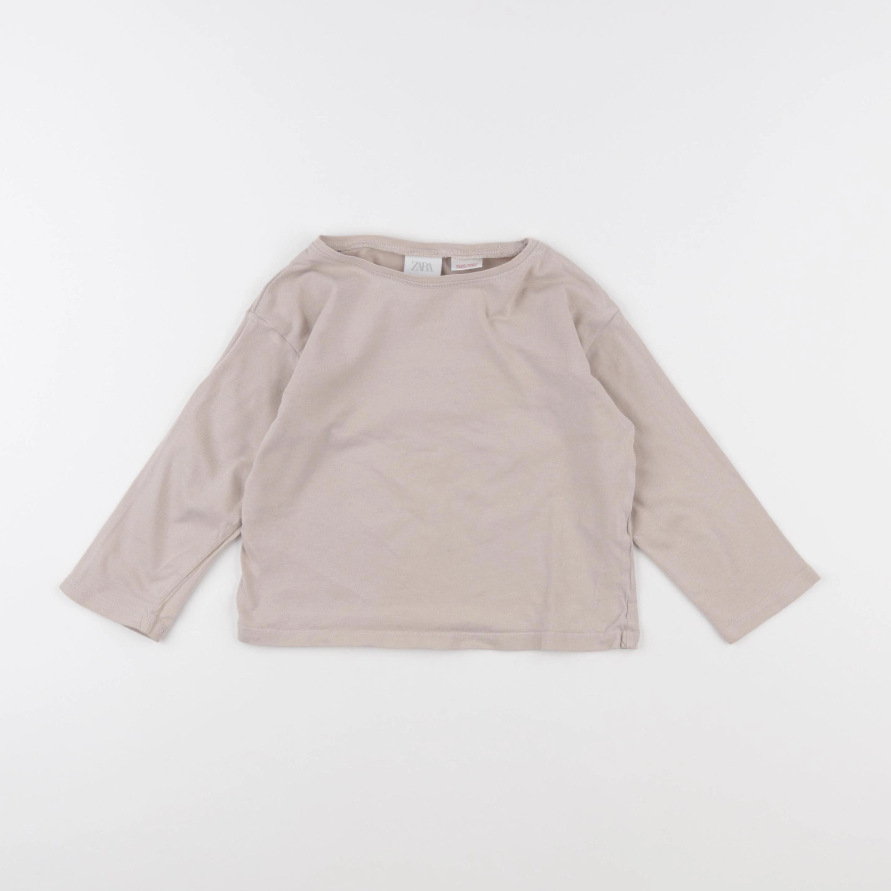 Zara - tee-shirt beige - 24/36 mois