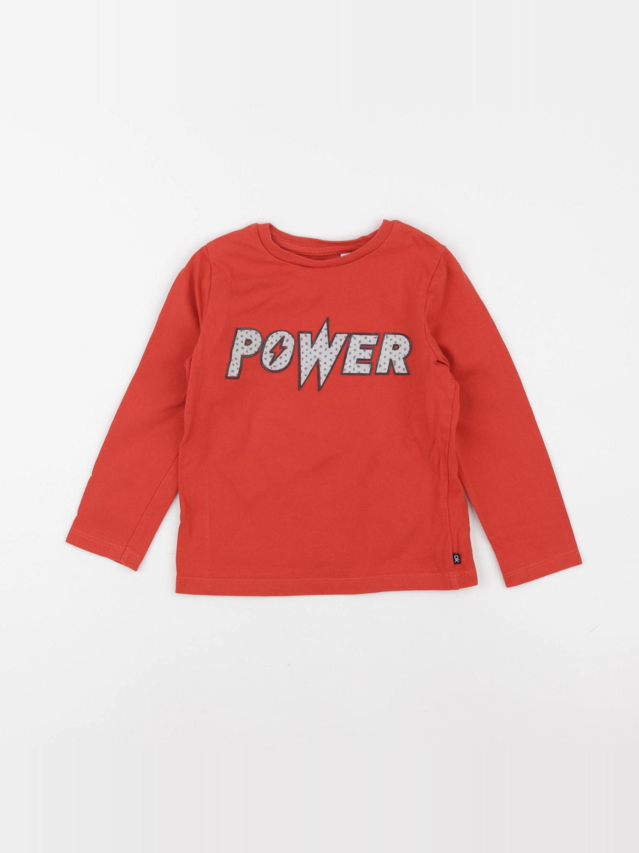 Okaidi - tee-shirt rouge - 3 ans