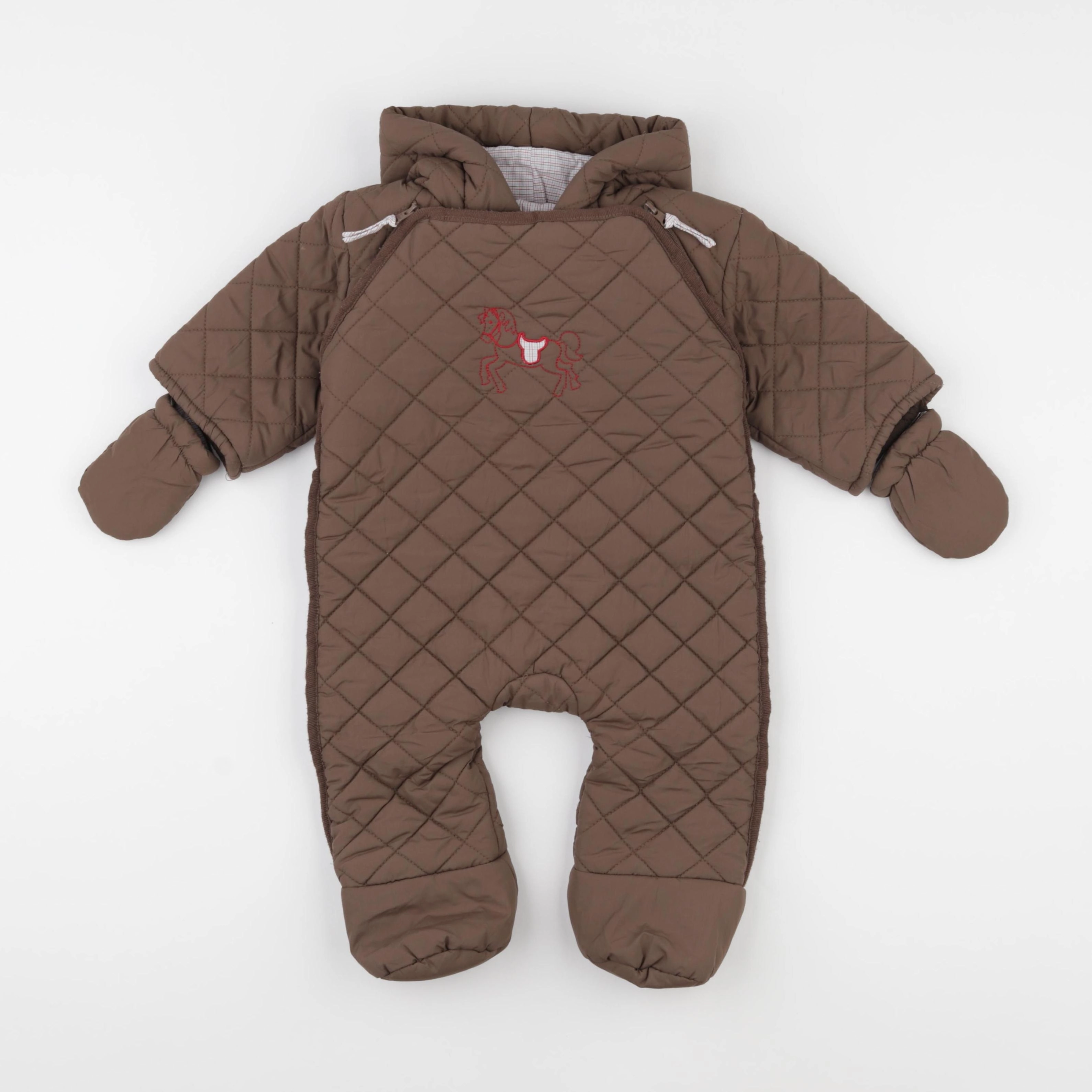 Jacadi - combi-pilote marron - 3 mois