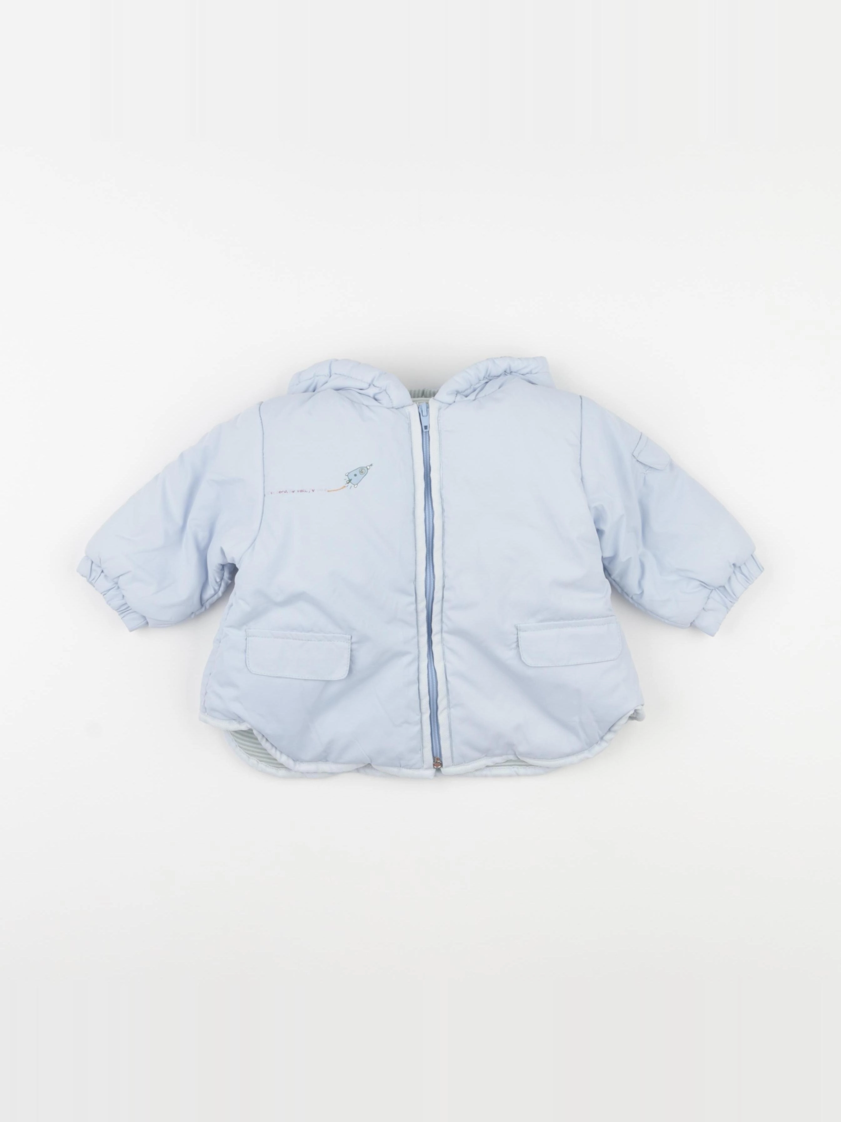 Jacadi - doudoune bleu - 6 mois