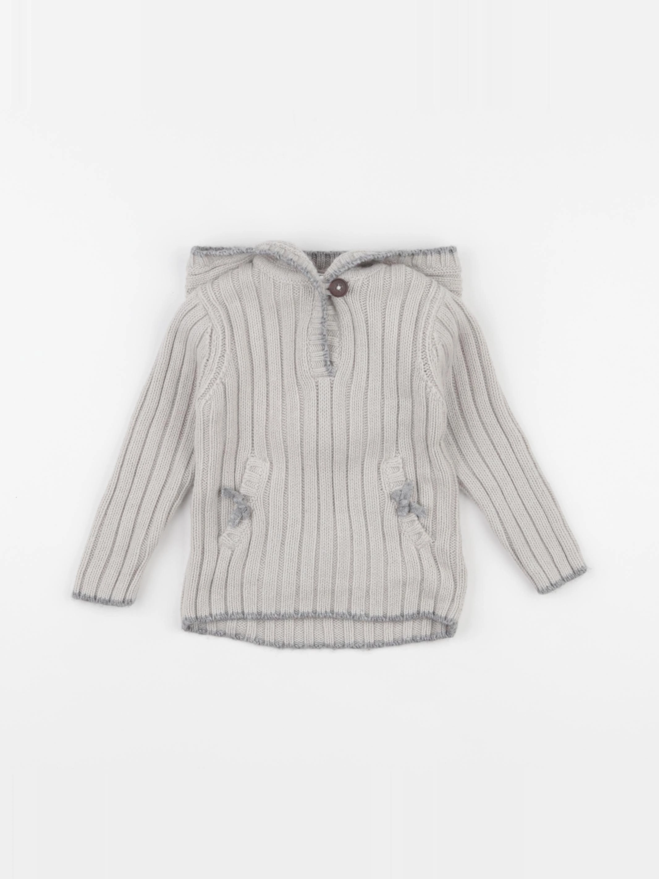 Jacadi - pull gris - 12 mois