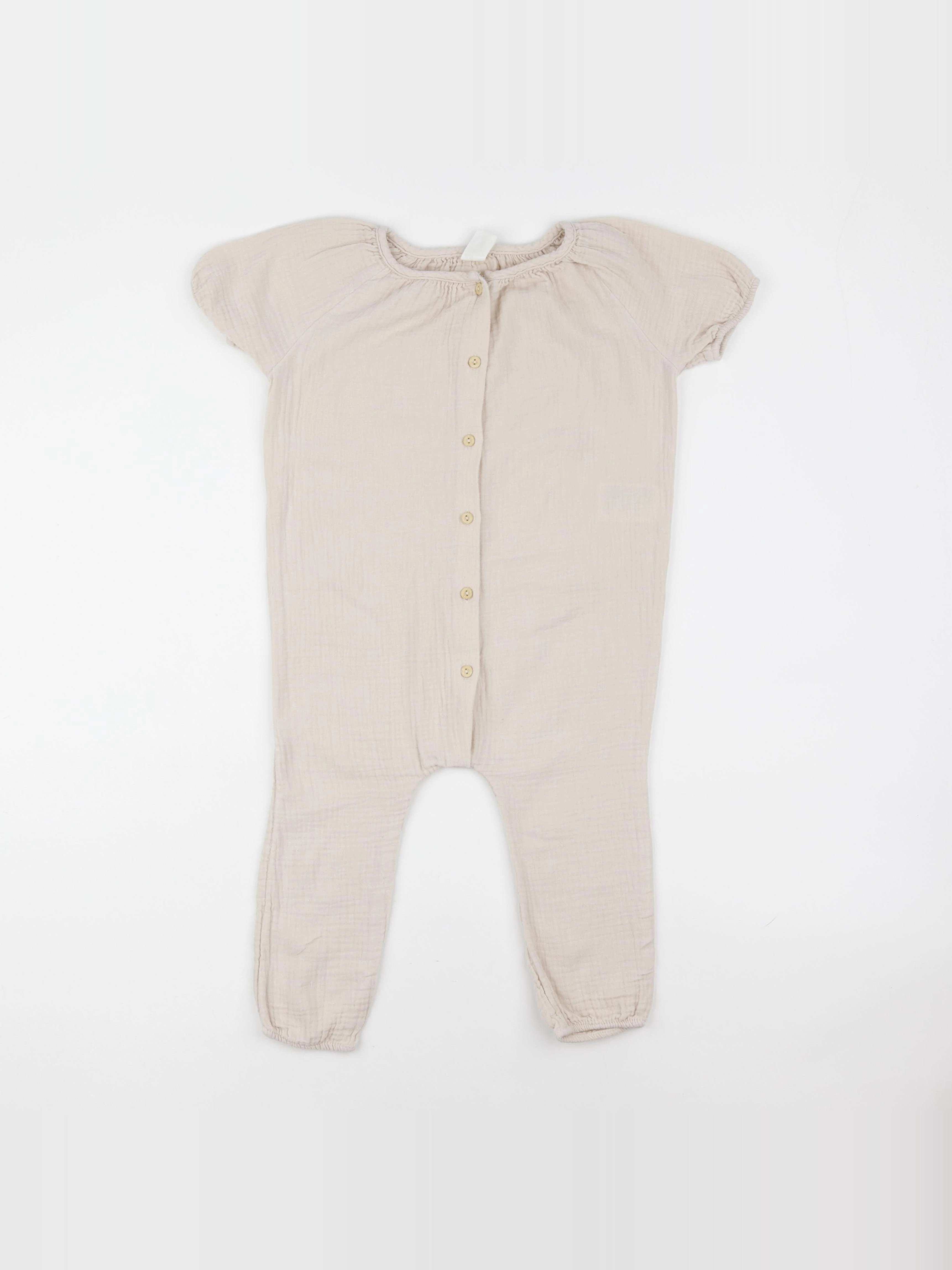 H&M - combinaison beige - 18/24 mois