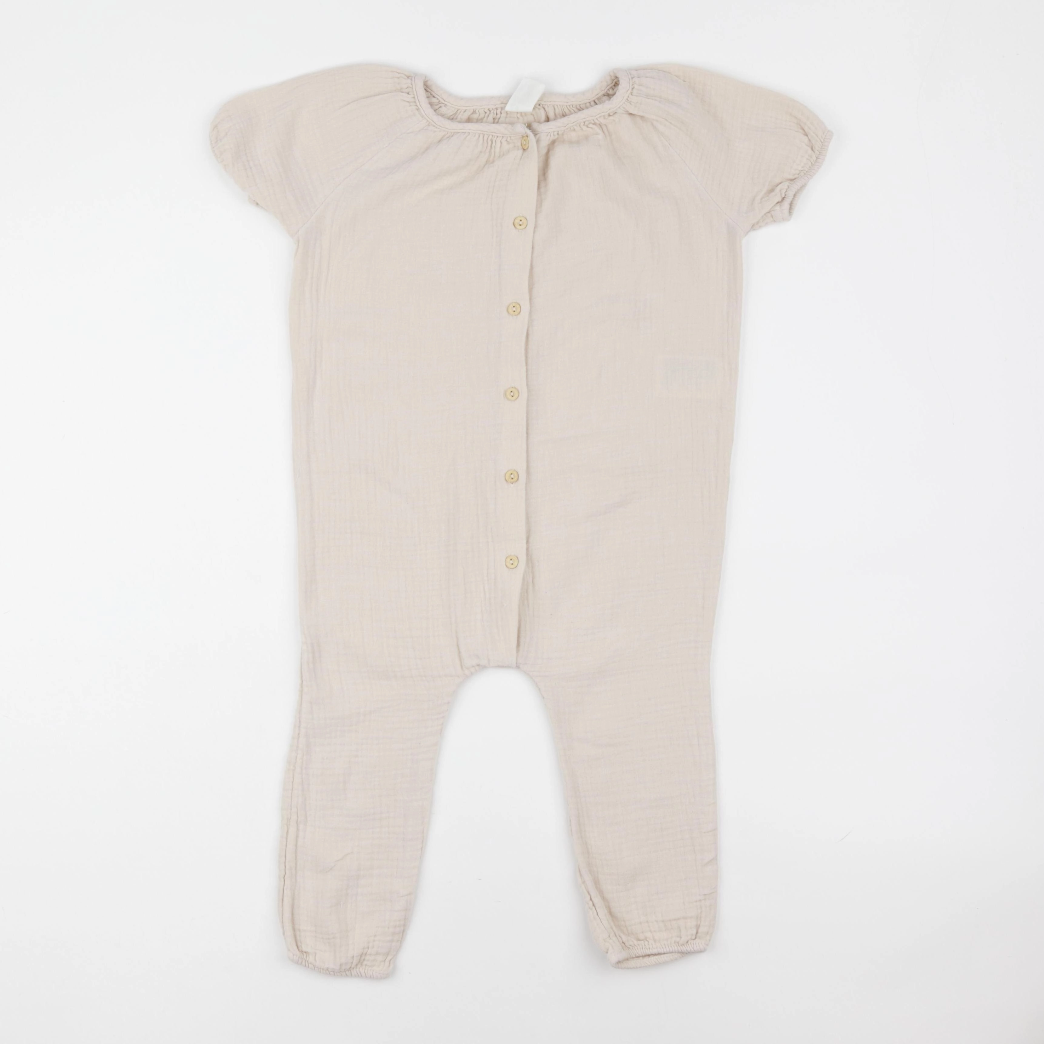 H&M - combinaison beige - 18/24 mois