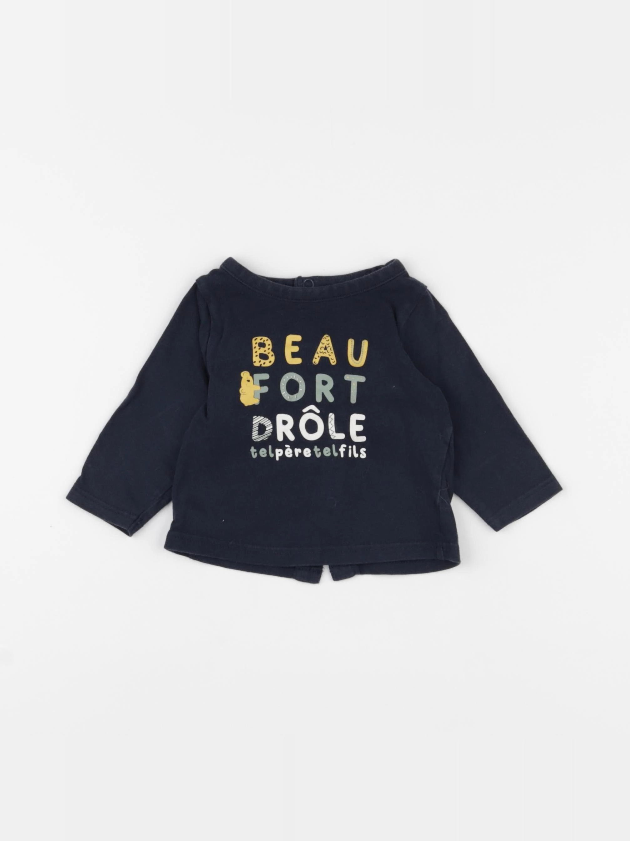 Tape à l'oeil - tee-shirt bleu - 3 mois