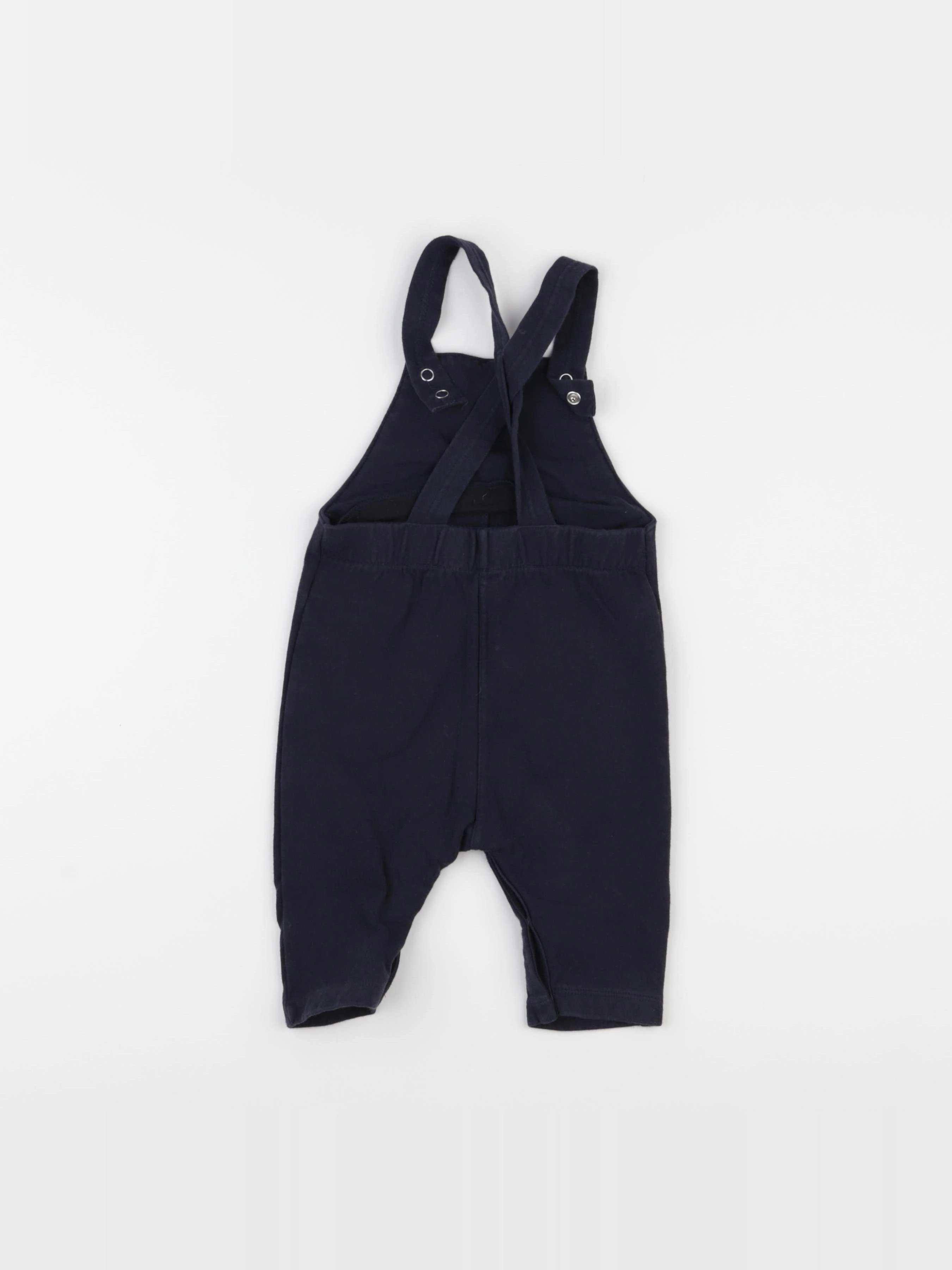 Petit Bateau - salopette bleu - 12 mois